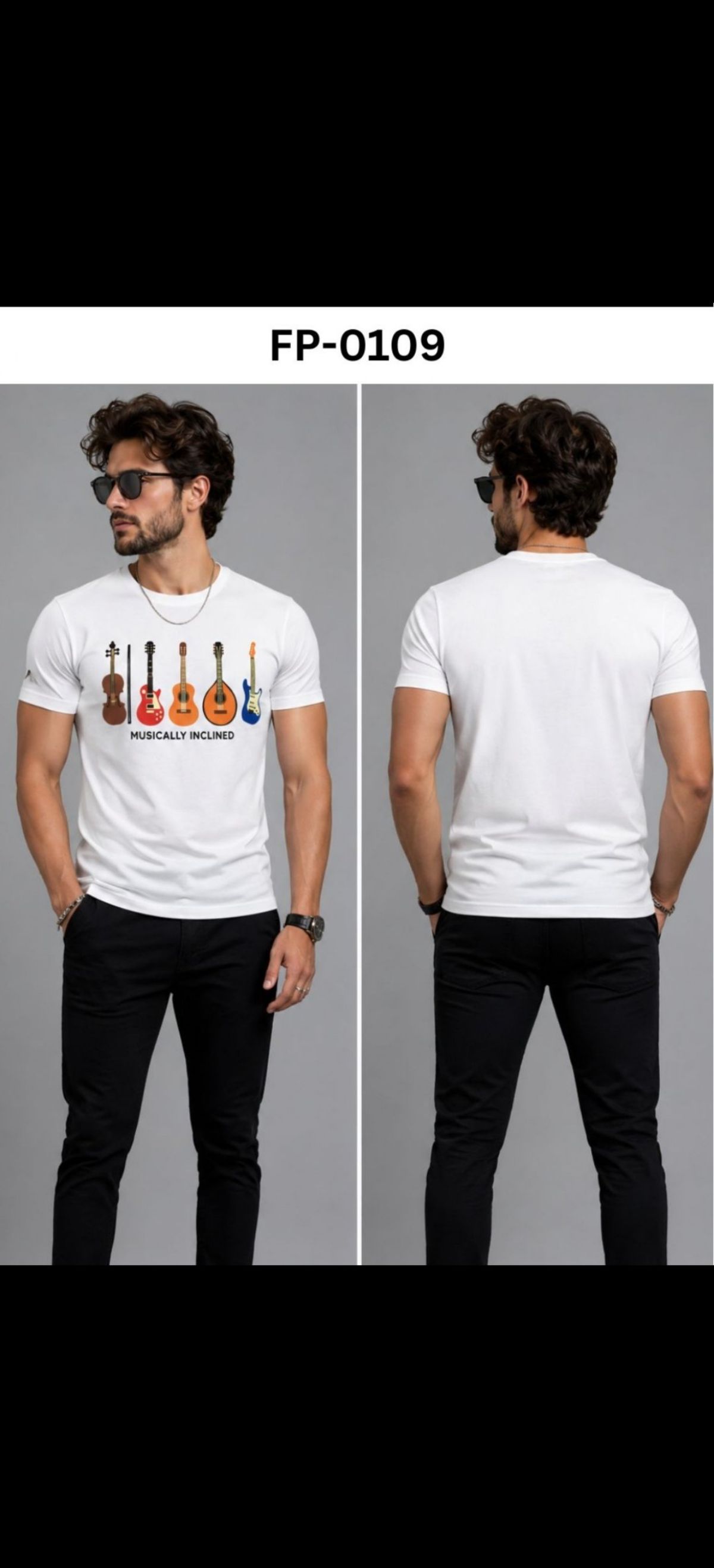 TOMHIDDLE MENS PRINTED T-SHIRT- A6-FP-0109