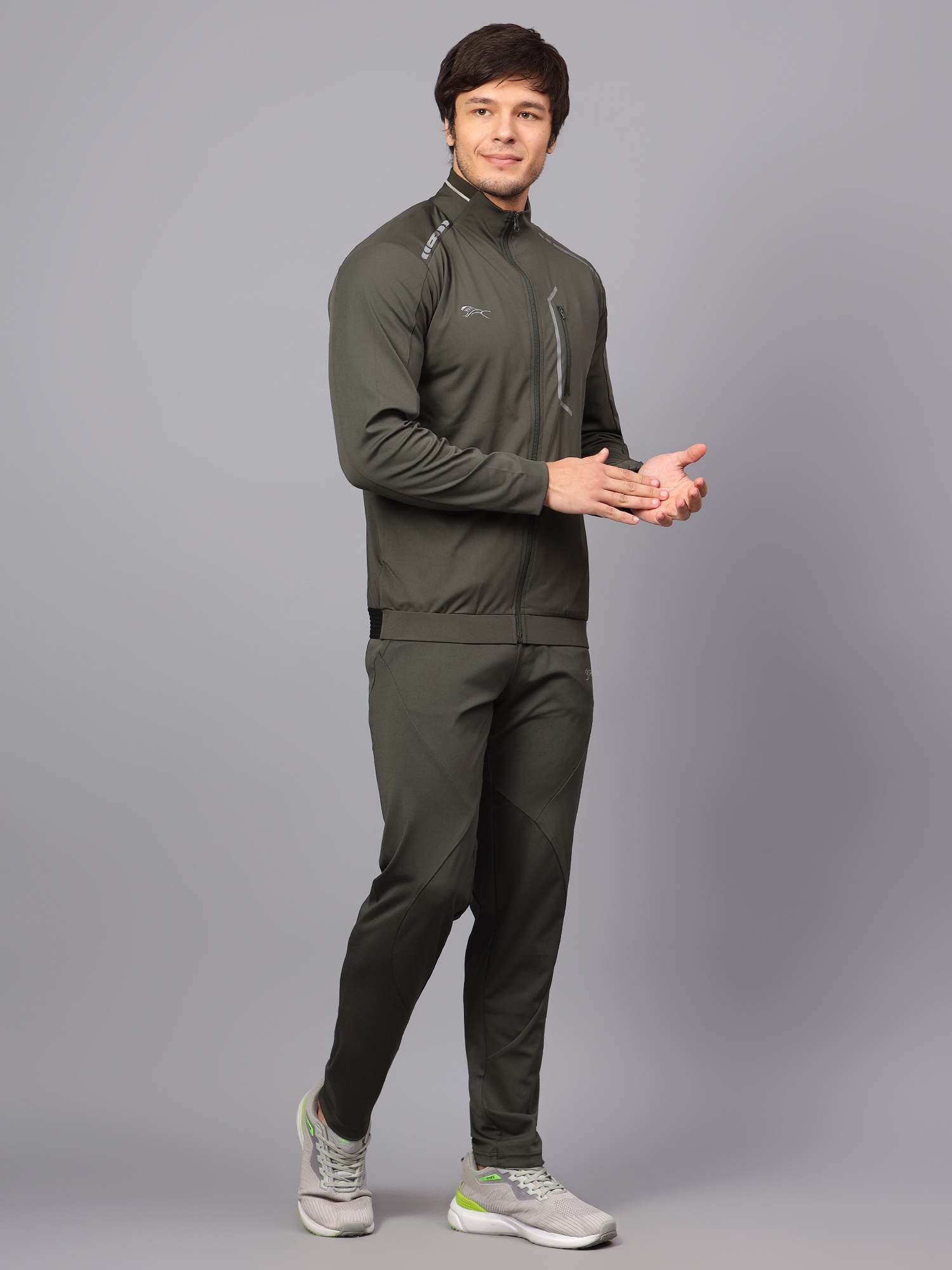 Men's Tracksuit  SNTSW110M-Olive -M