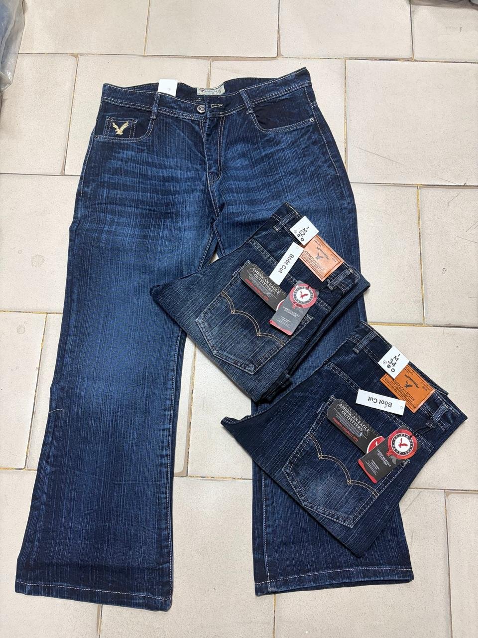 Men's OD slub Jeans Bootcut