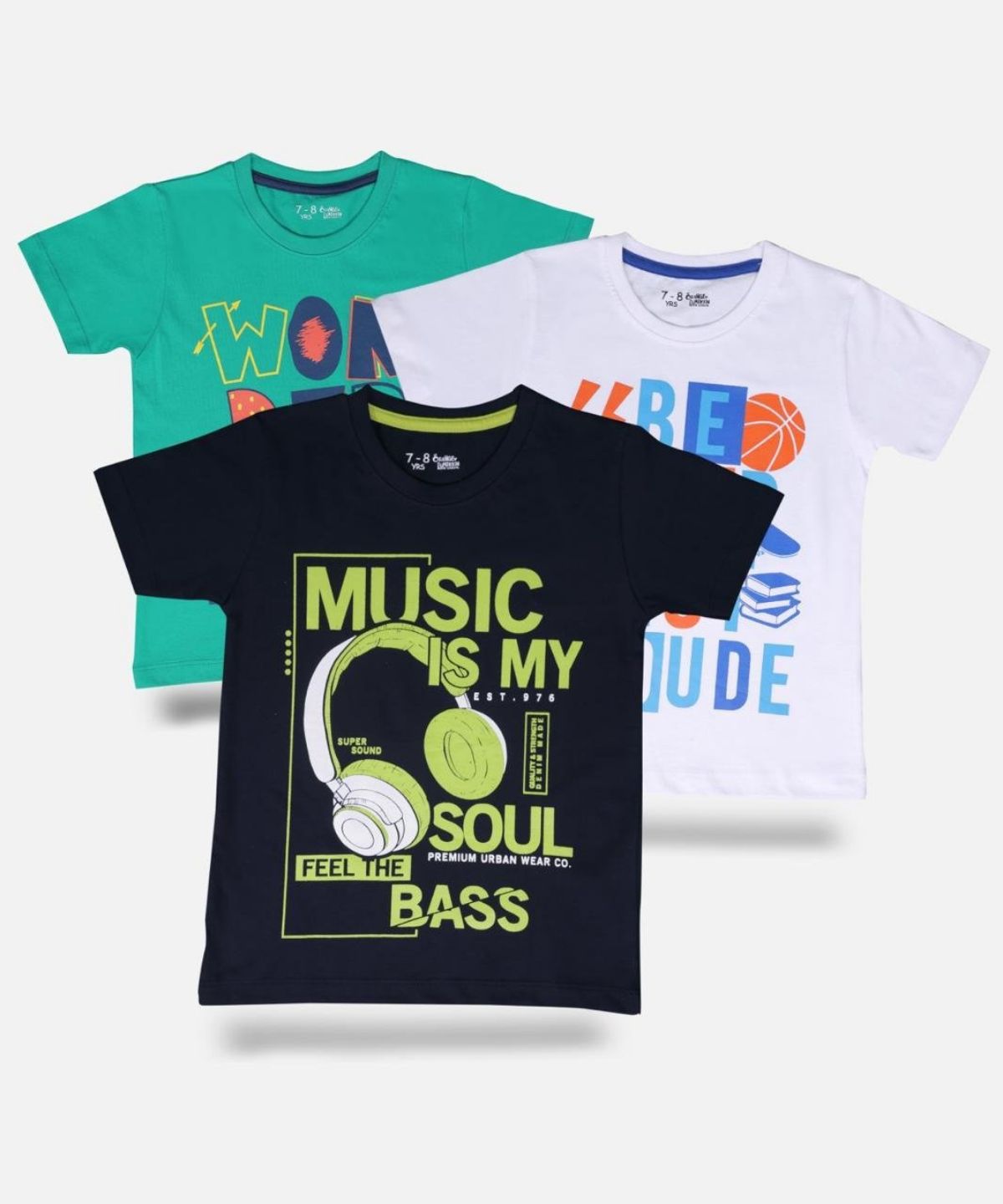 Kids Girls T-shirts Set- 2002-1 (28-32)