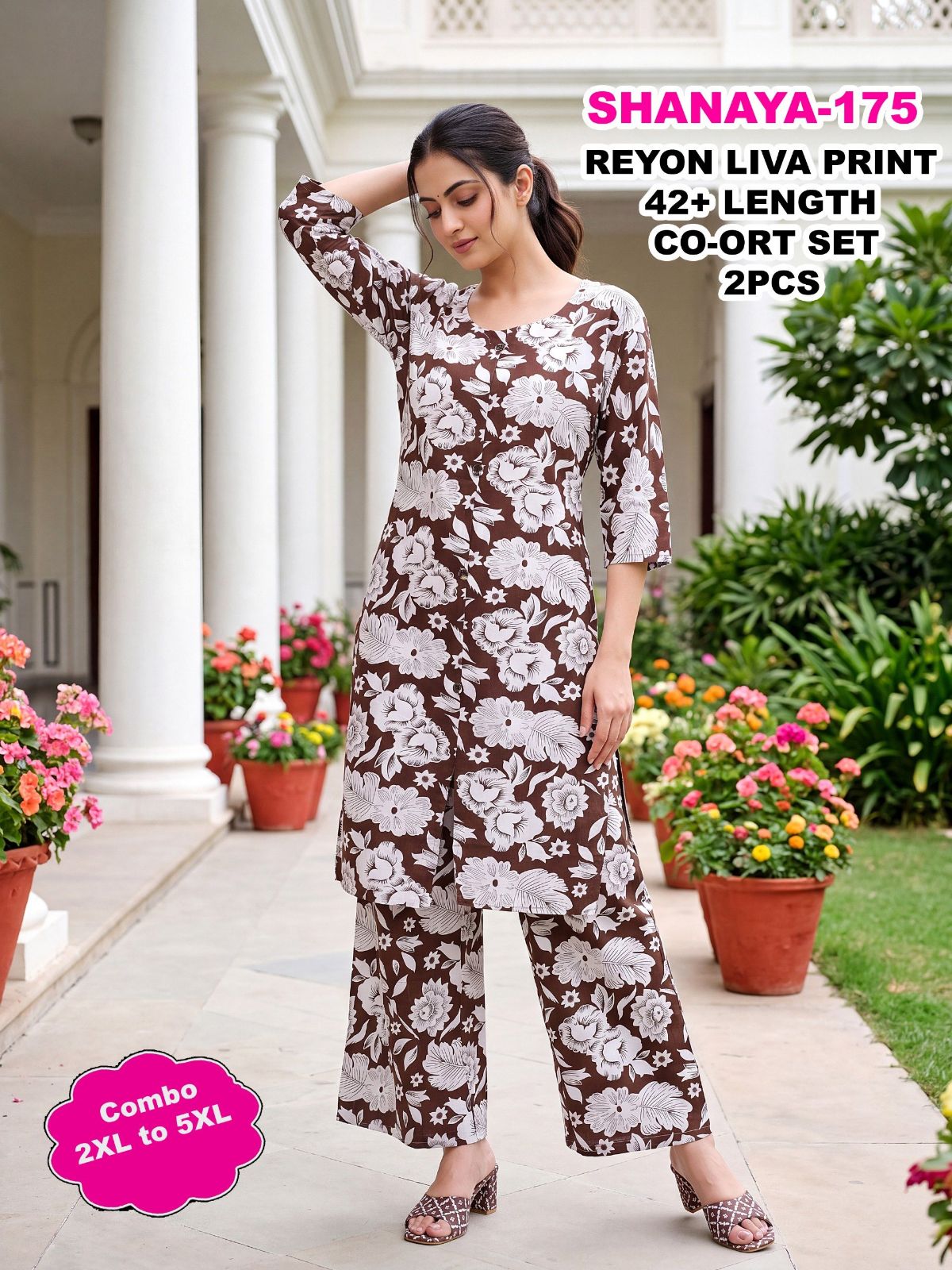 Shree Surbhi Women's Ethnic Wear Co-ord Set- Shanaya-175