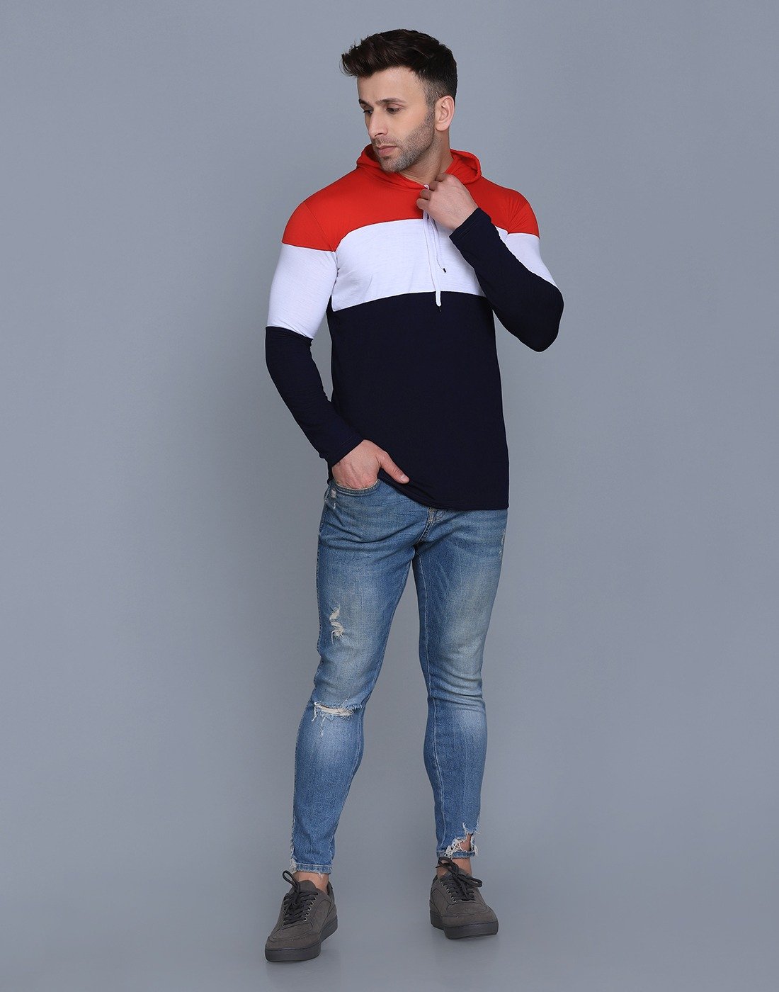 Men's hood t-shirt