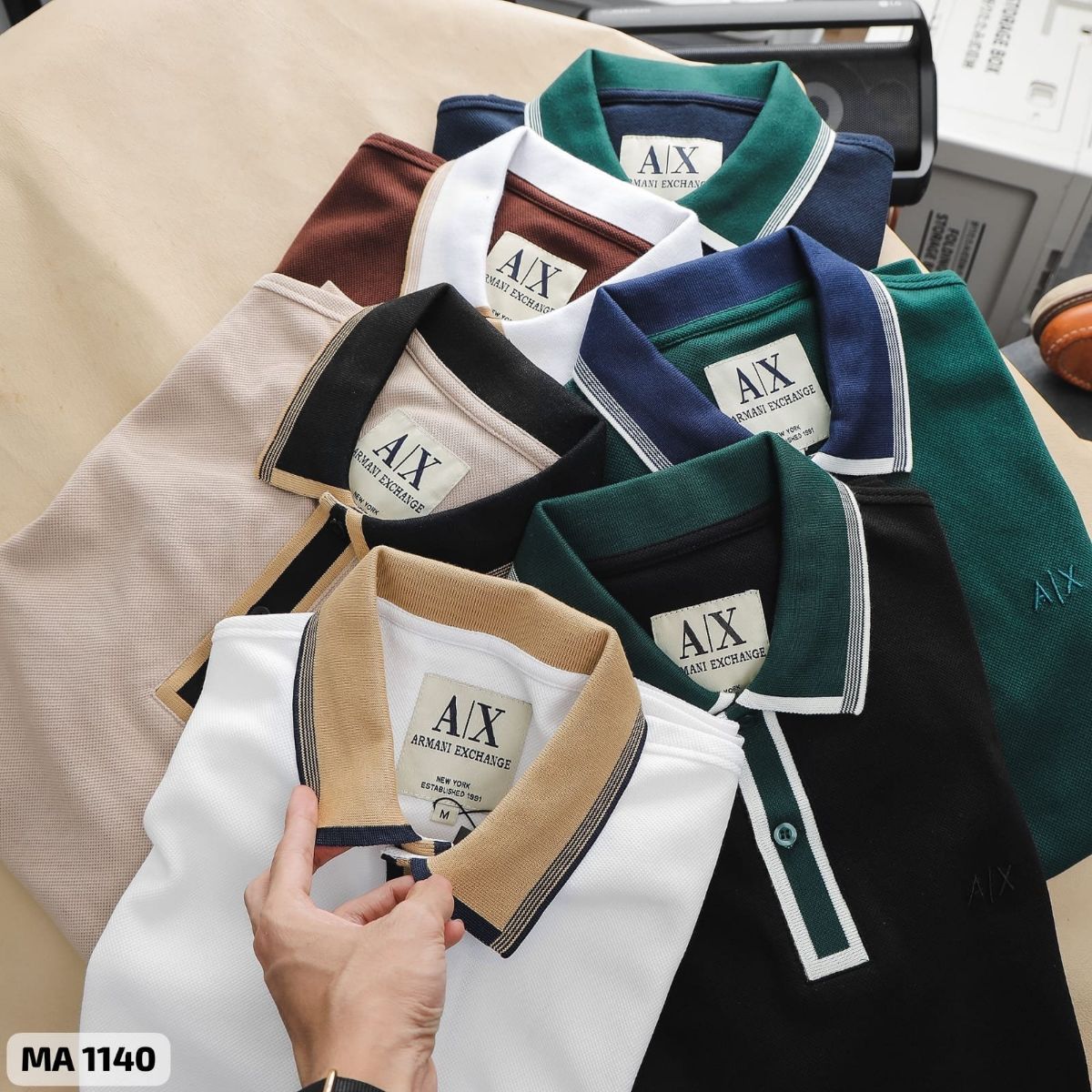 ARMANI EXCHANGE MENS PREMIUM QUALITY POLO