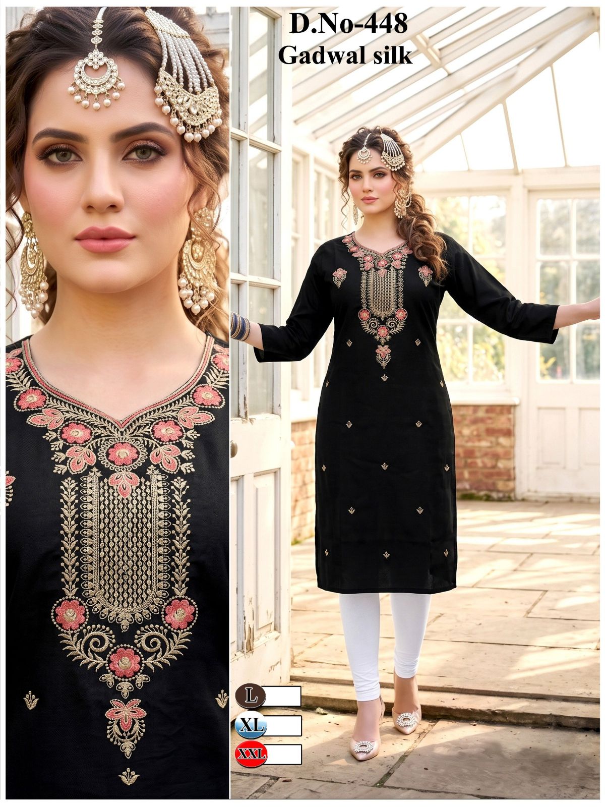 Women's Gadhwal Print Kurta-448