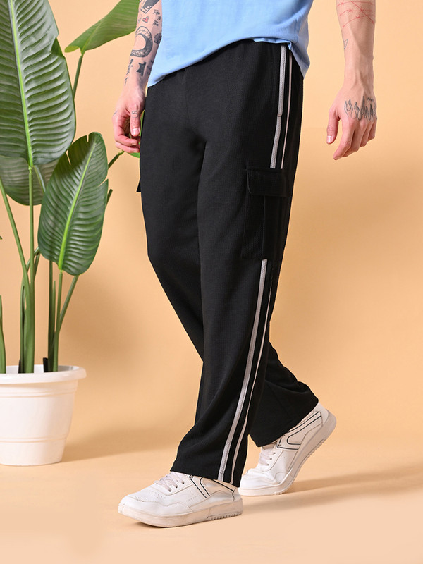 Fitinc men's Cargo Pant  With Both side Zipper pocket