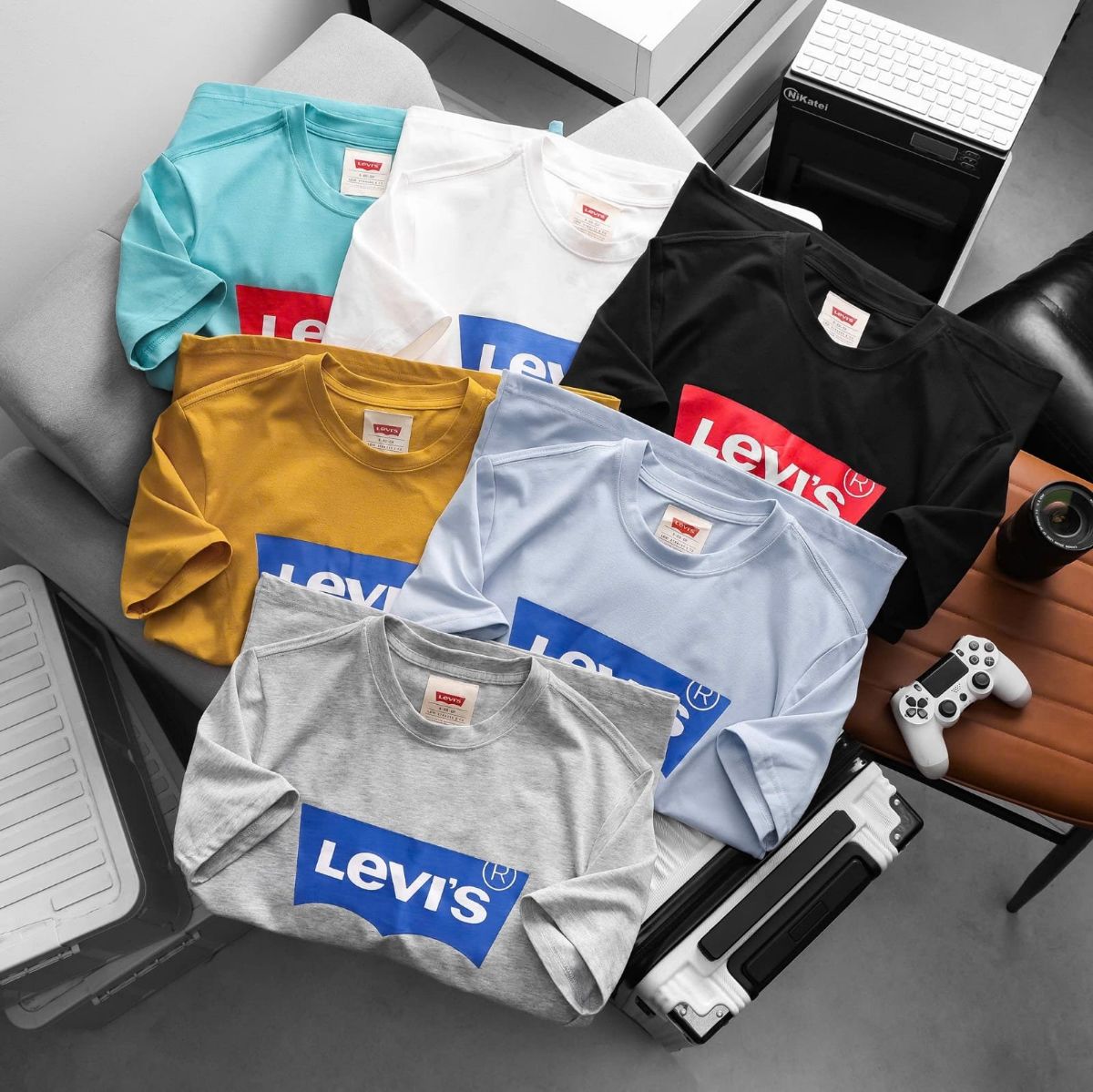 LEVI'S MENS ROUND NECK T SHIRTS M TO 2XL