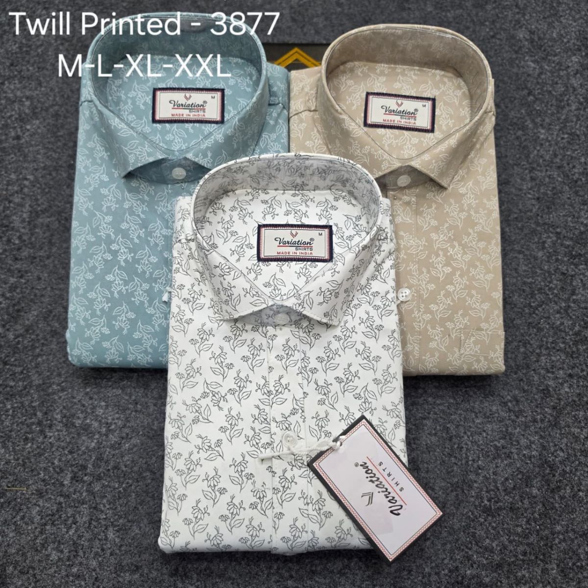 Variation Men's Shirts- 3877 (M-XL)
