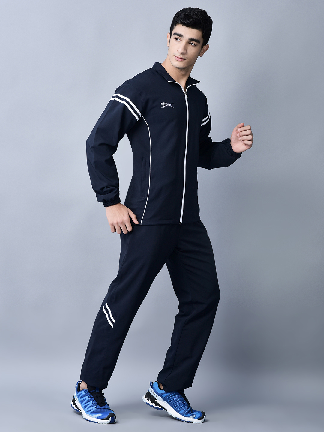 Men's Tracksuit  448B-NS-Navy/White-XXL