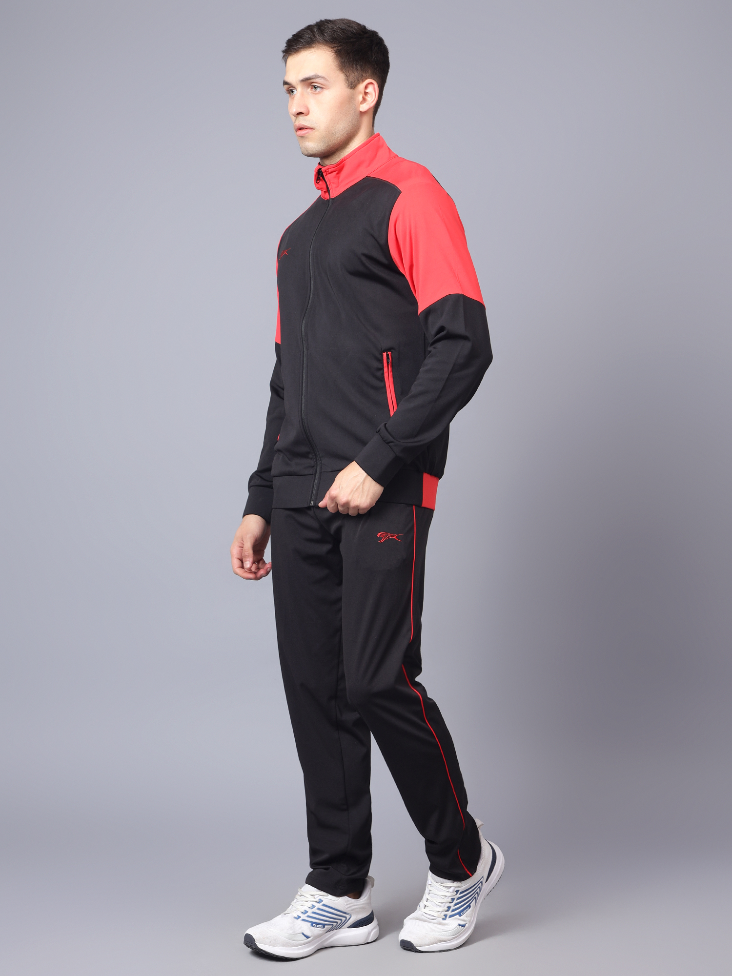 Men's Tracksuit  SNTSW111M-Black/Salsa-M