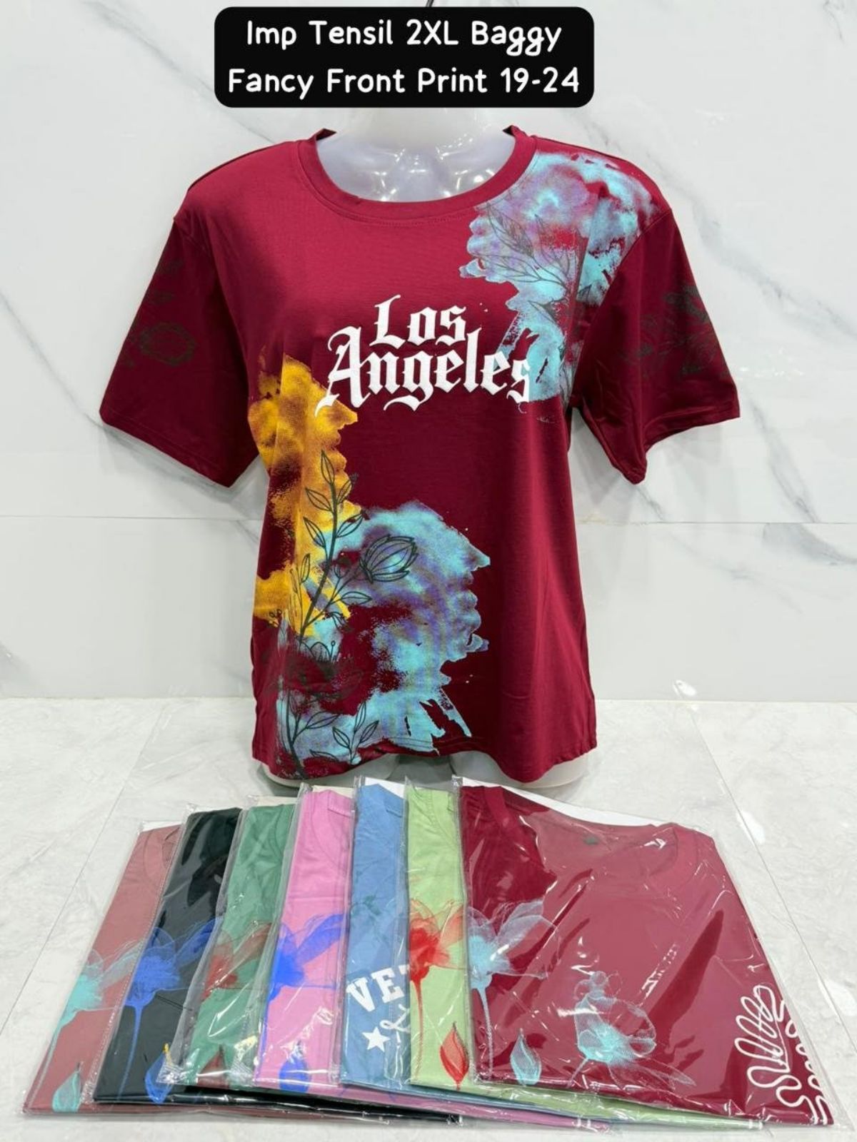 Women's IMP Tencil 2XL DTF Puff and Spray T-shirts