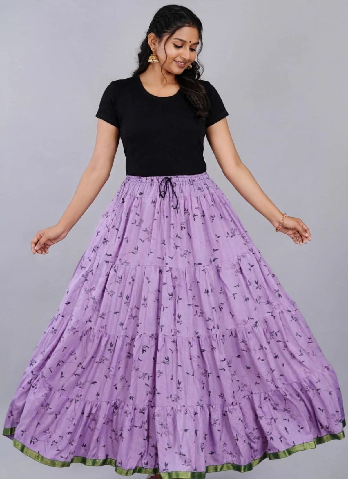 Women's Printed Cotton Skirts