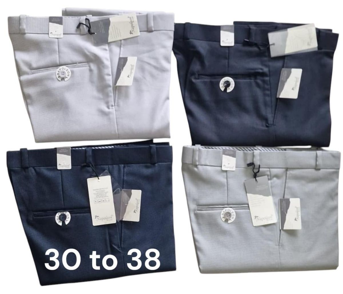 Men's Premium Comfort full length Lycra formal pants
