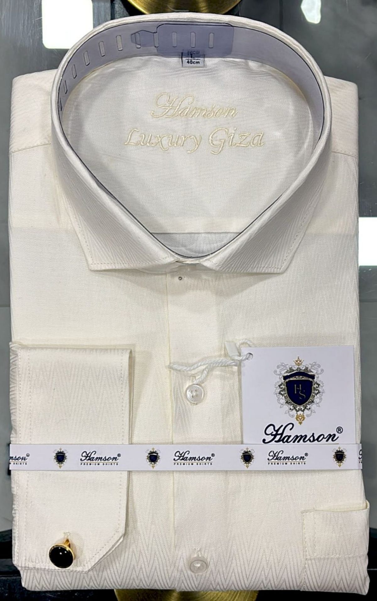 Hamson Italian Giza Cotton Designer Shirts for Men's