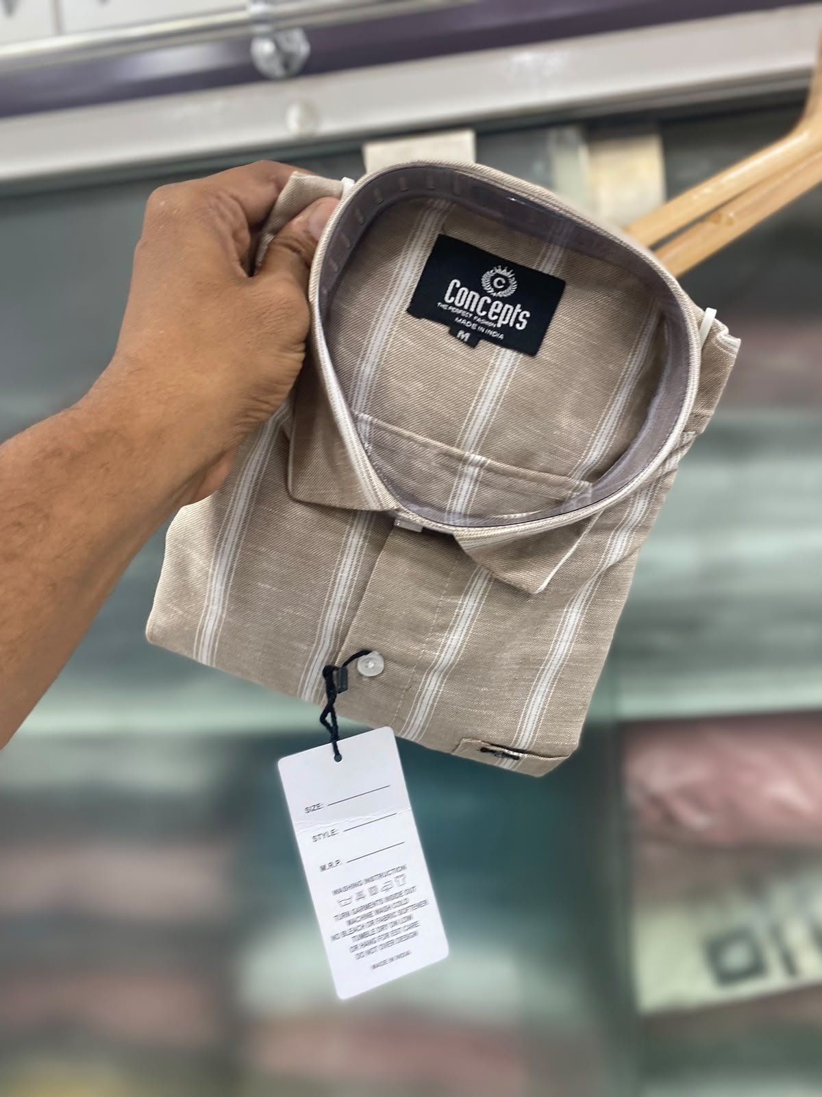 Concepts Men's Shirts Cotton Linen (2XL-4XL)