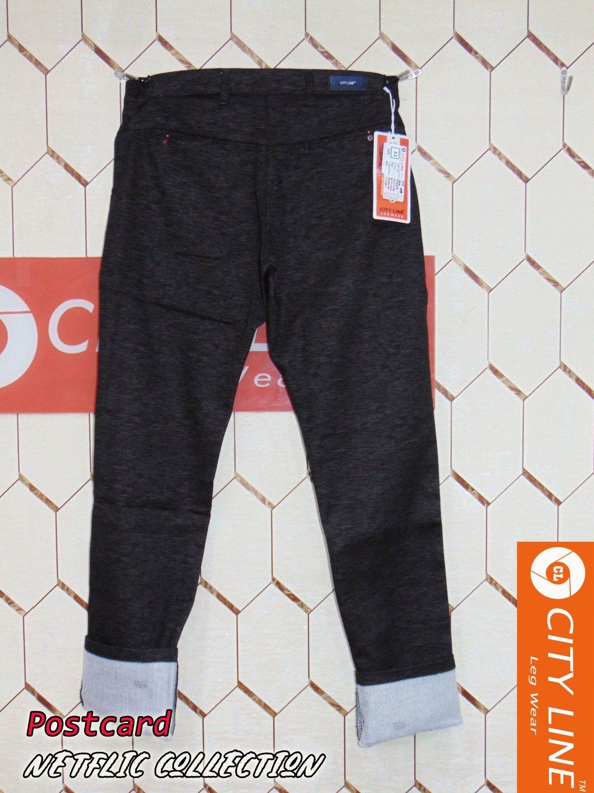 Men's cotton Knitted Premium Brown Pant- 9069
