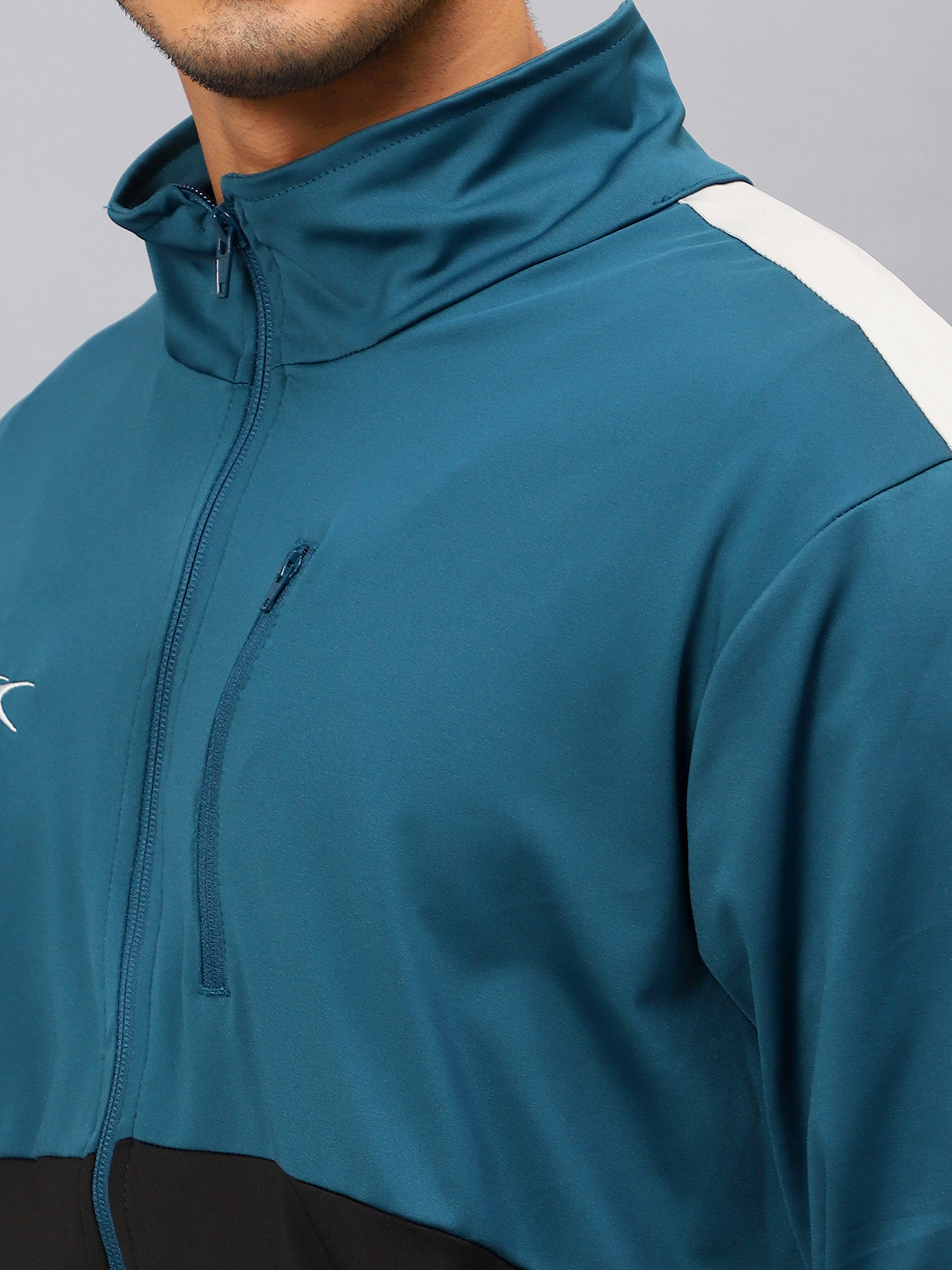 Men's Tracksuit  SNTSW104M
-Air Force/Black/Light Grey-XL