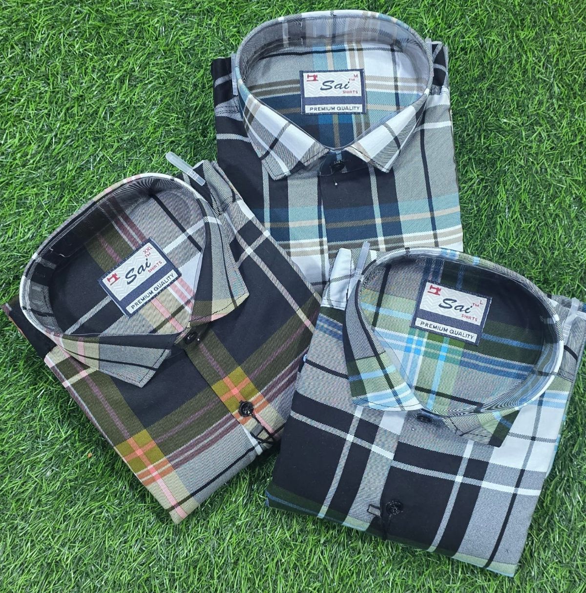 Indigo checks Men's Shirts