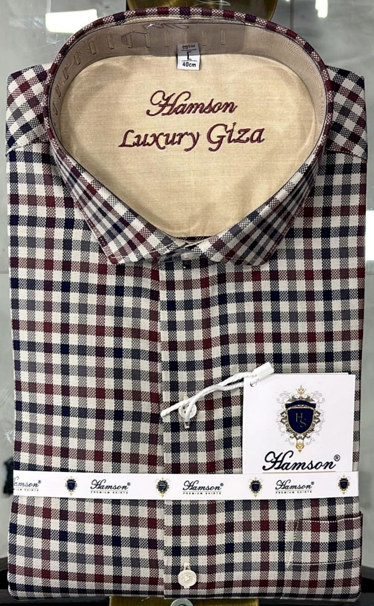 Hamson Italian Giza Cotton Shirts Checks