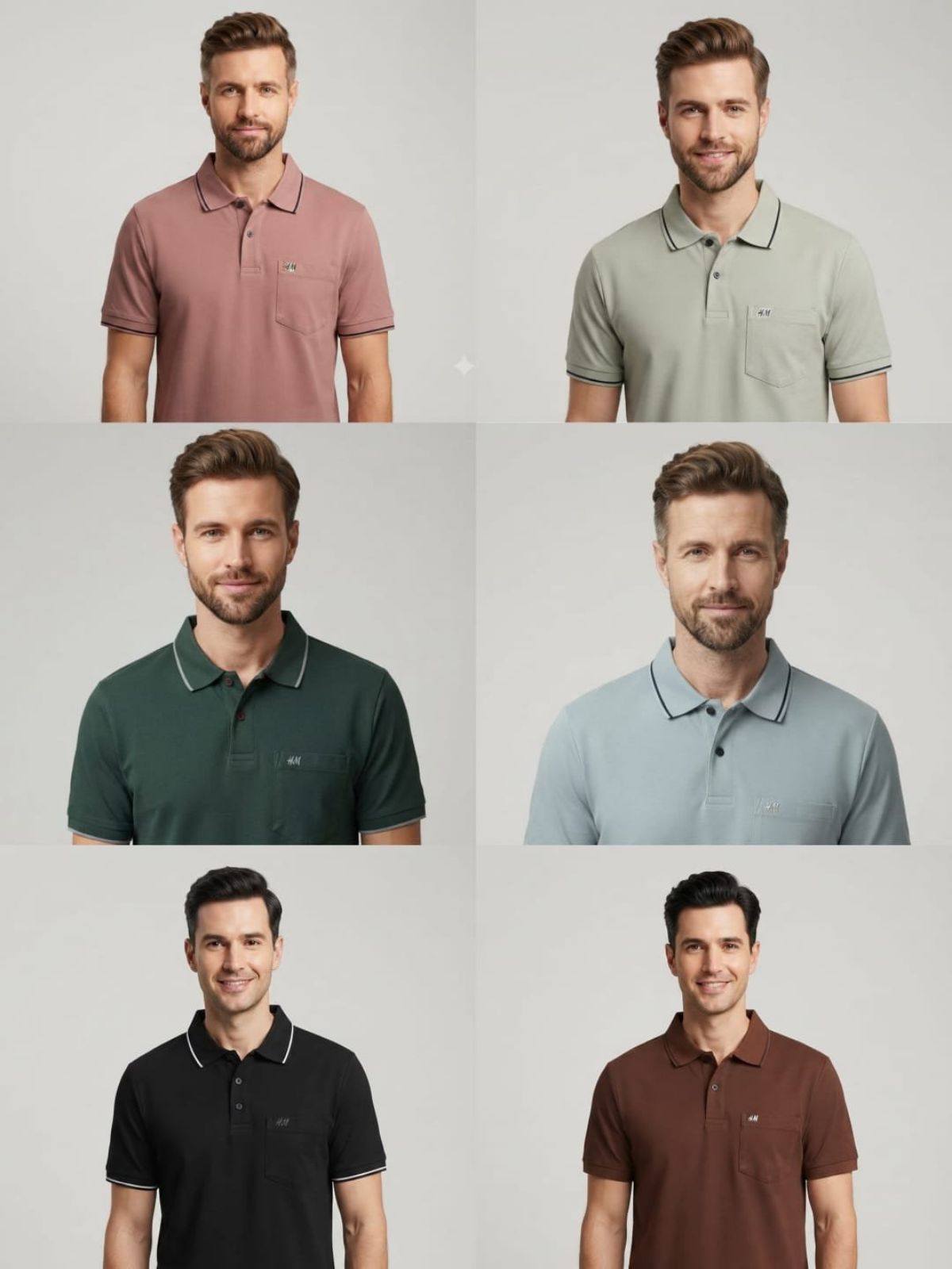 Polo Collared Neck T-shirts For Men's
