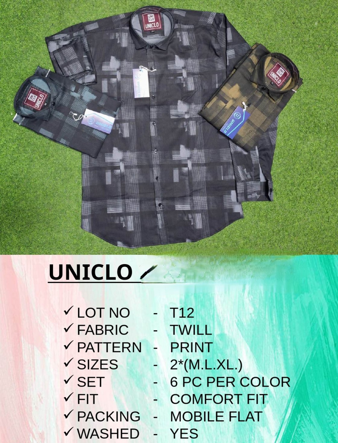 Men's Shirts- UNICOLO (XXL)