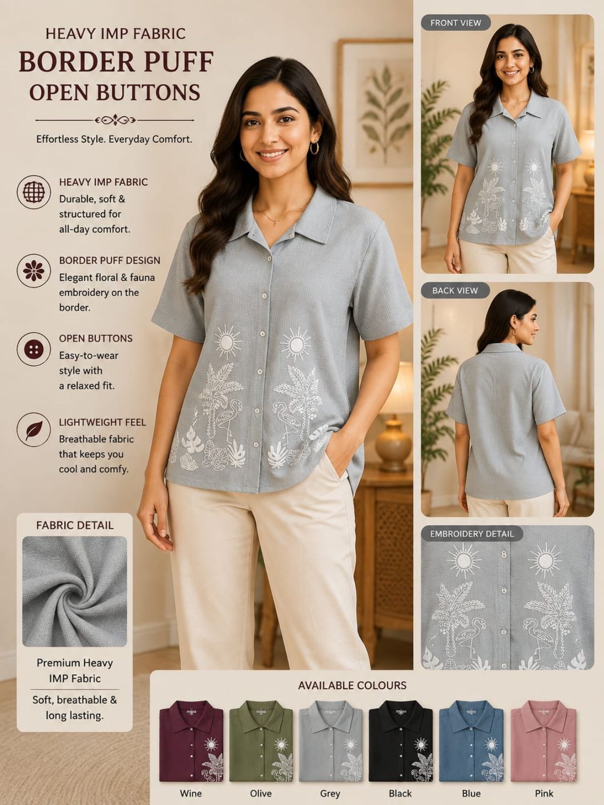 Women's Zakat Patch Shirts-0322