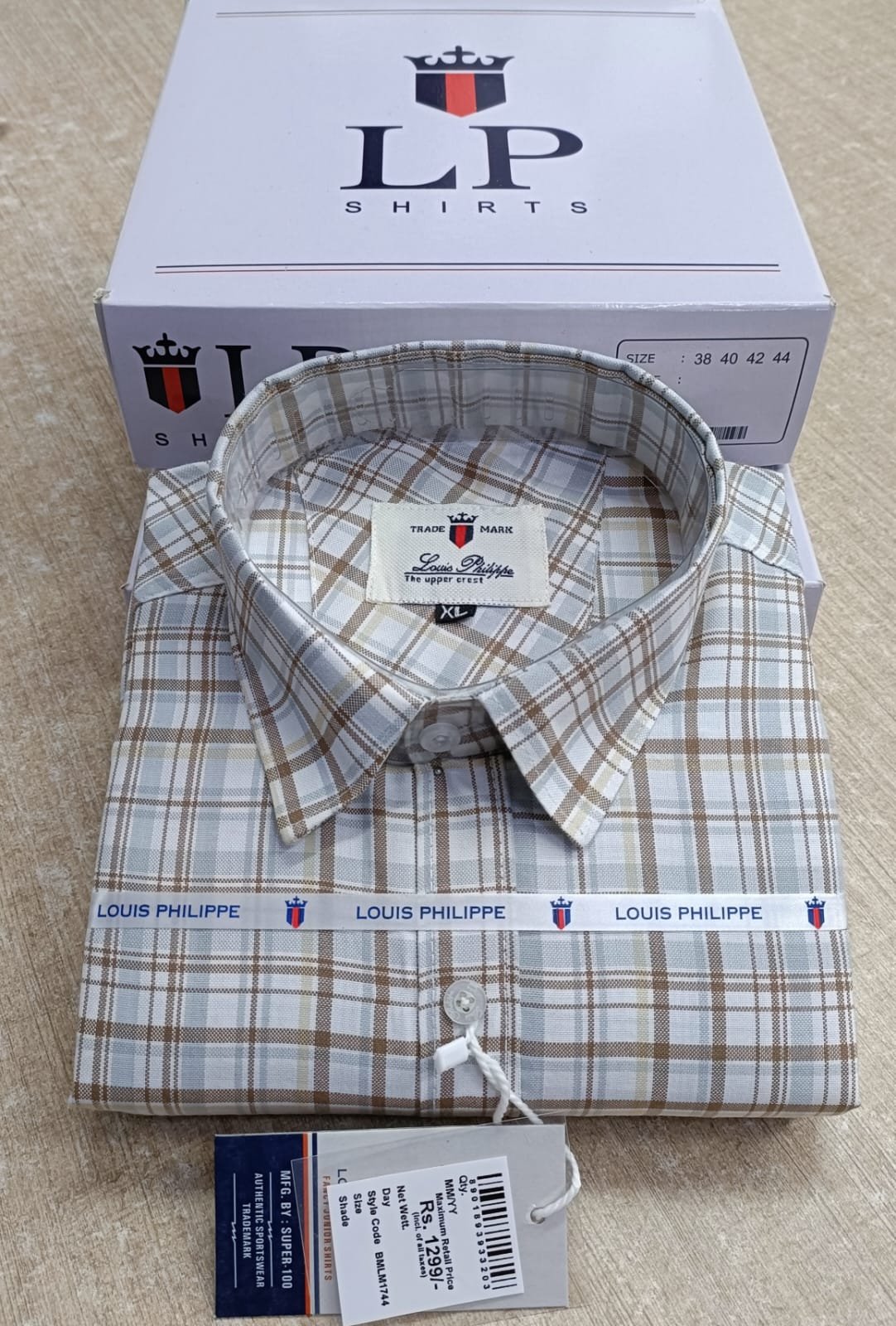 Men's Shirts Oxford check