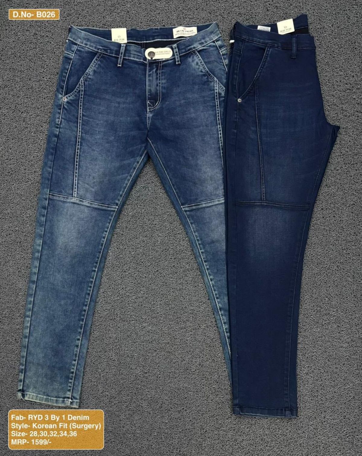 Bluepeak Men's Denim Jeans - BP 026