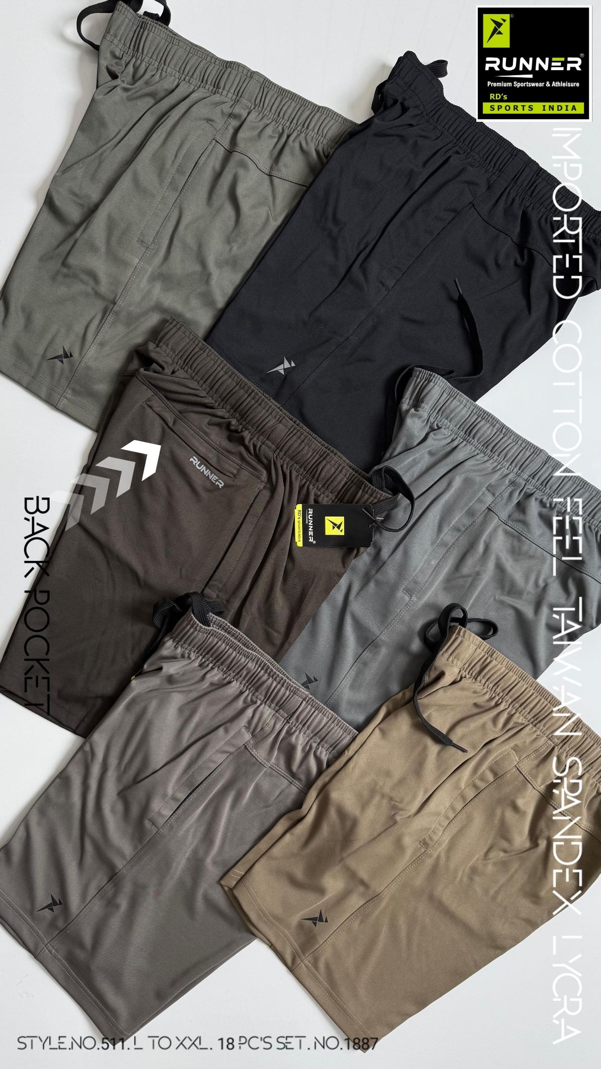 RUNNER Men's Sports Shorts -511