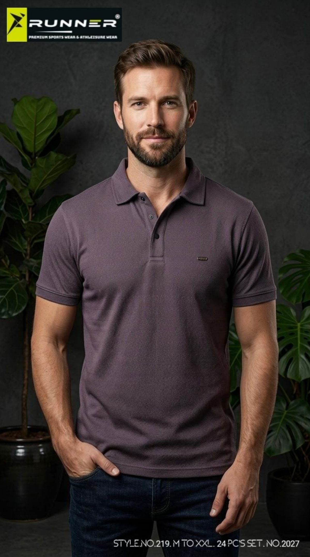 RUNNER Men's T-shirts Set D No- 219