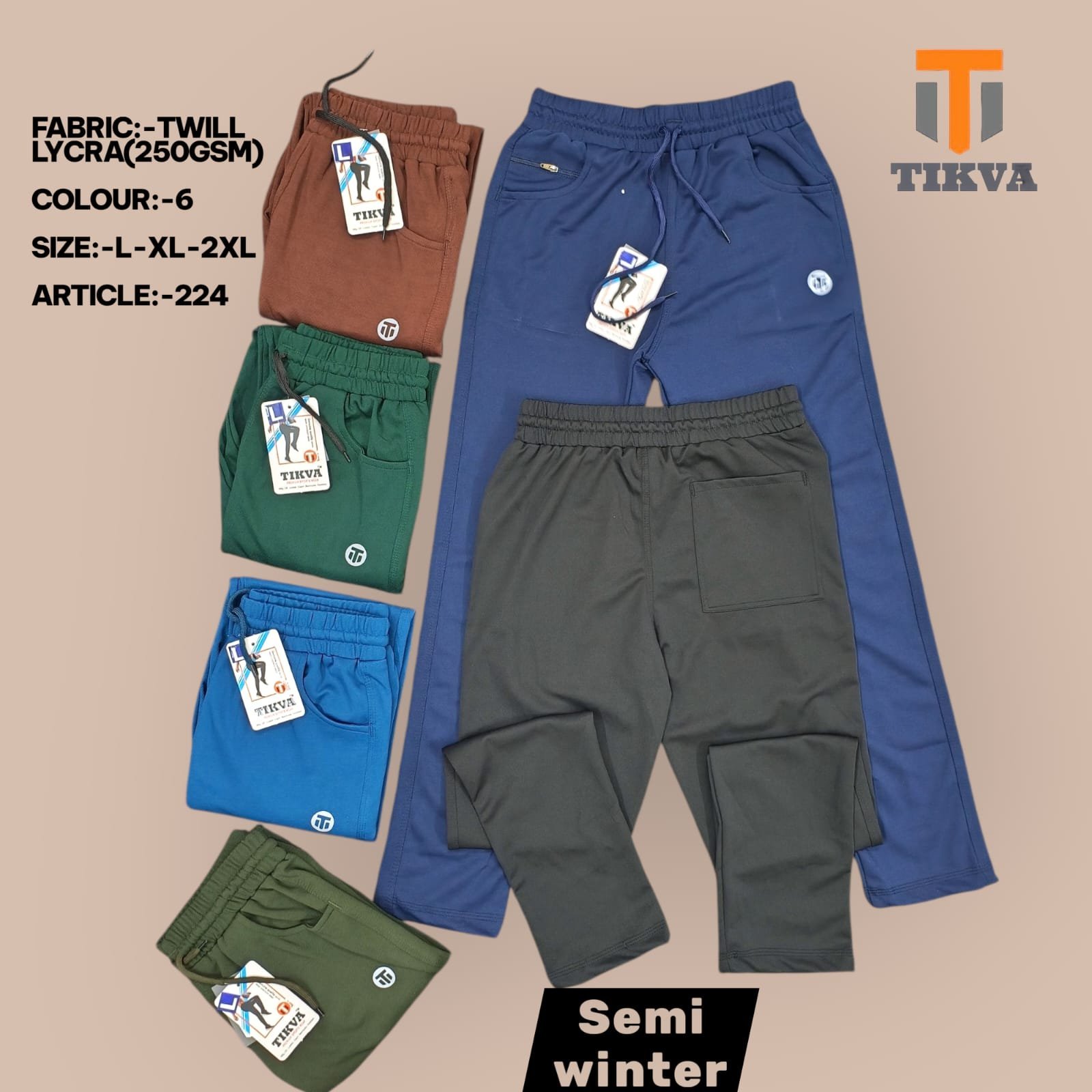 Tikva Men's Trousers Art. No-224