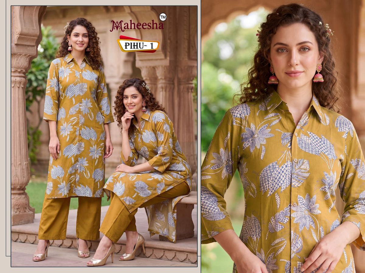 Rani Vastram Women's Ethnic Wear Suit & Bottom Set -Pihu-1