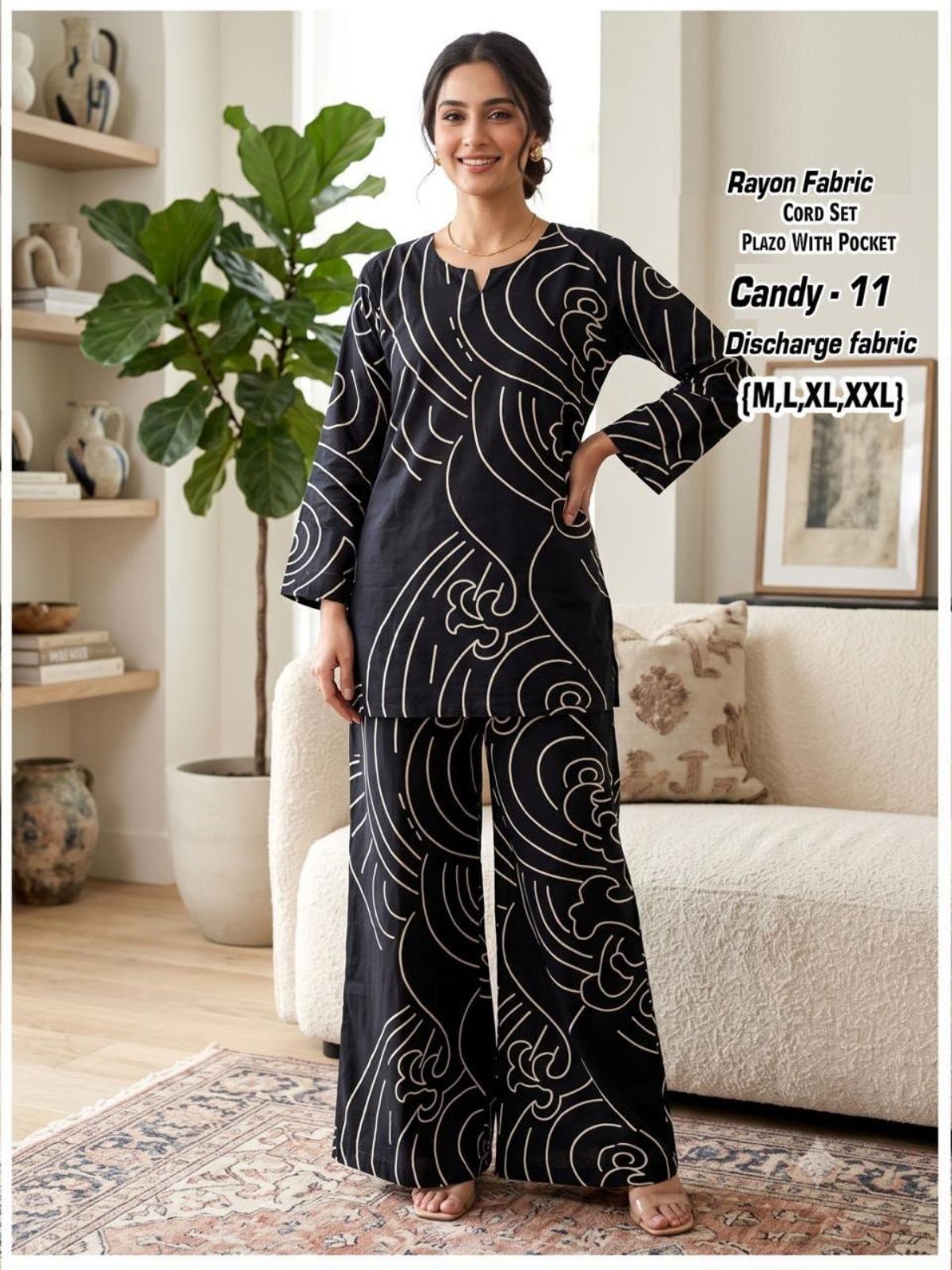 Women's Ethnic Wear Co-Ords Set- Candy-11