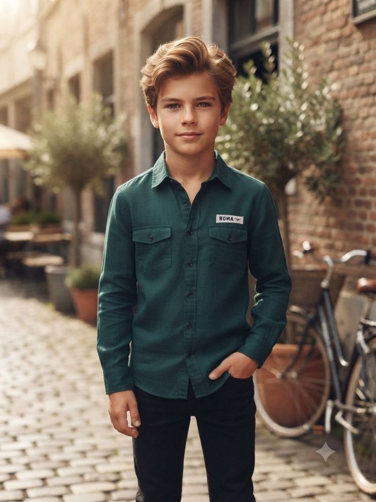 SG Fashion Kids Boys Shirts Set