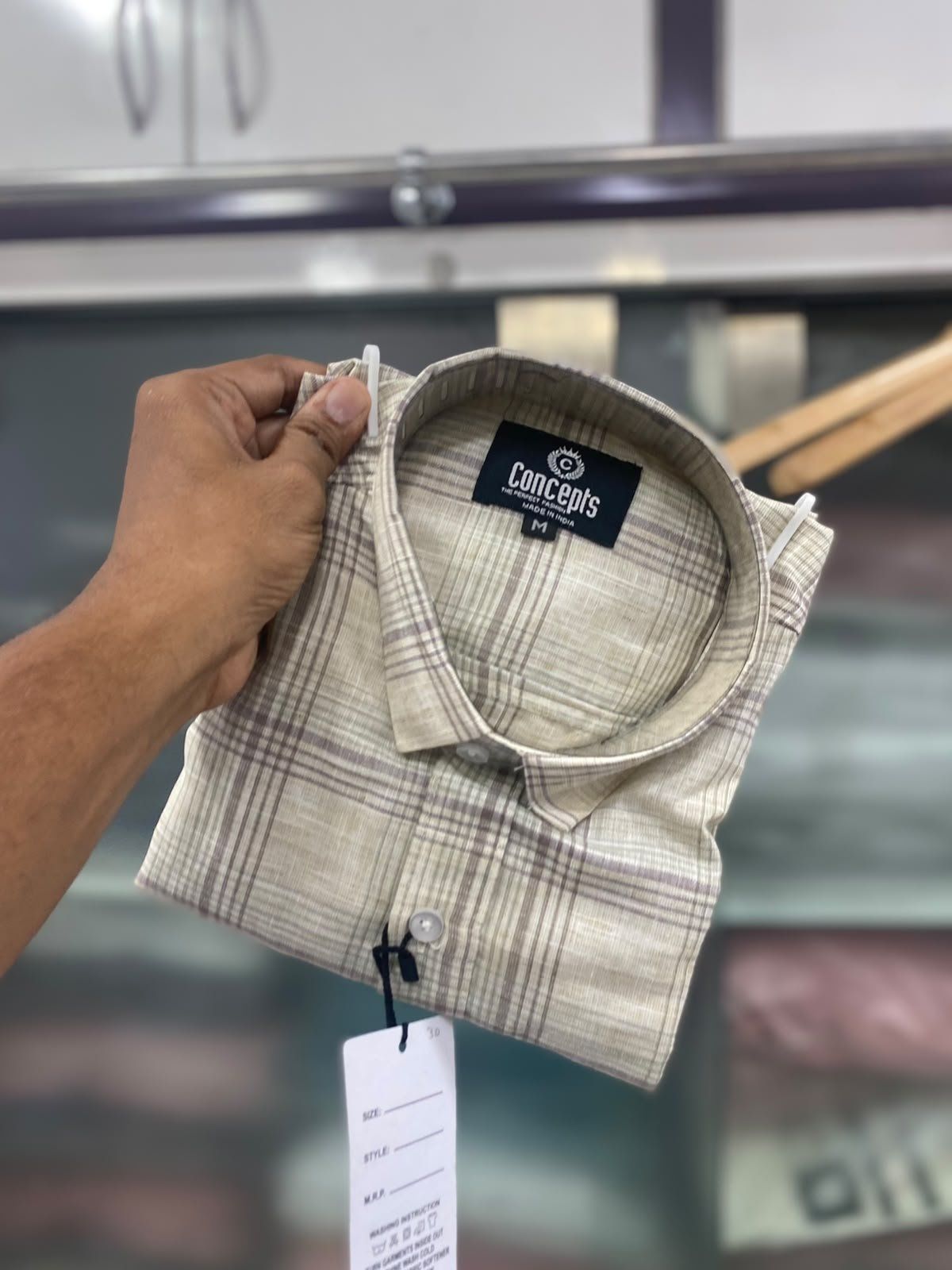 Concepts Men's Shirts Cotton Linen (2XL-4XL)