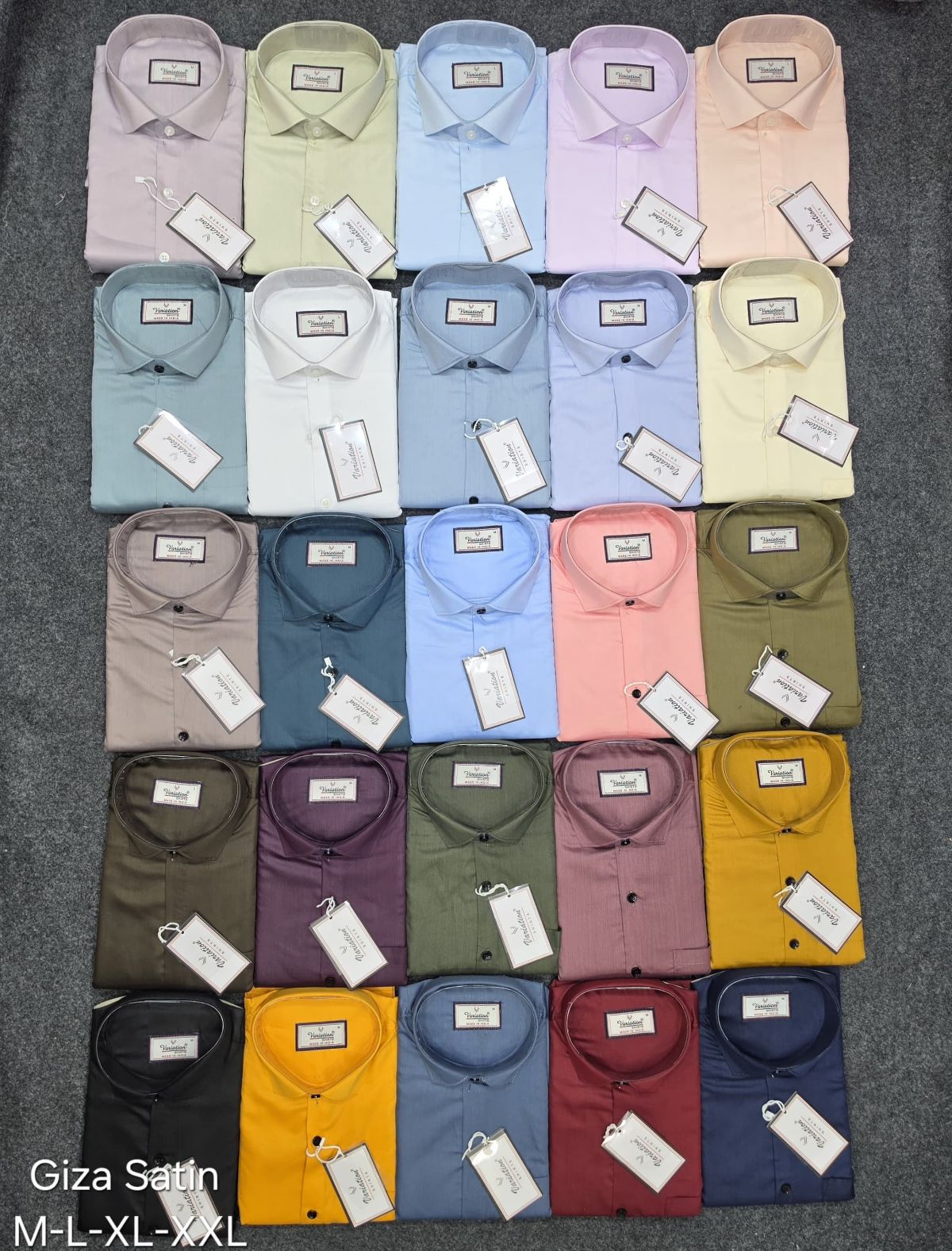 Variation Men's Shirts- Giza Satin