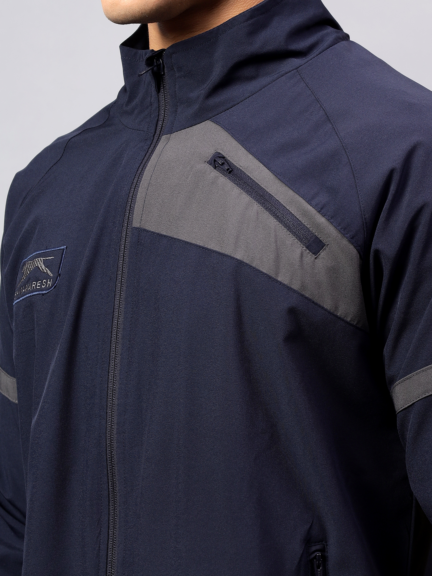 Men's Tracksuit  SNTSW109M-Navy/Dark Grey-L