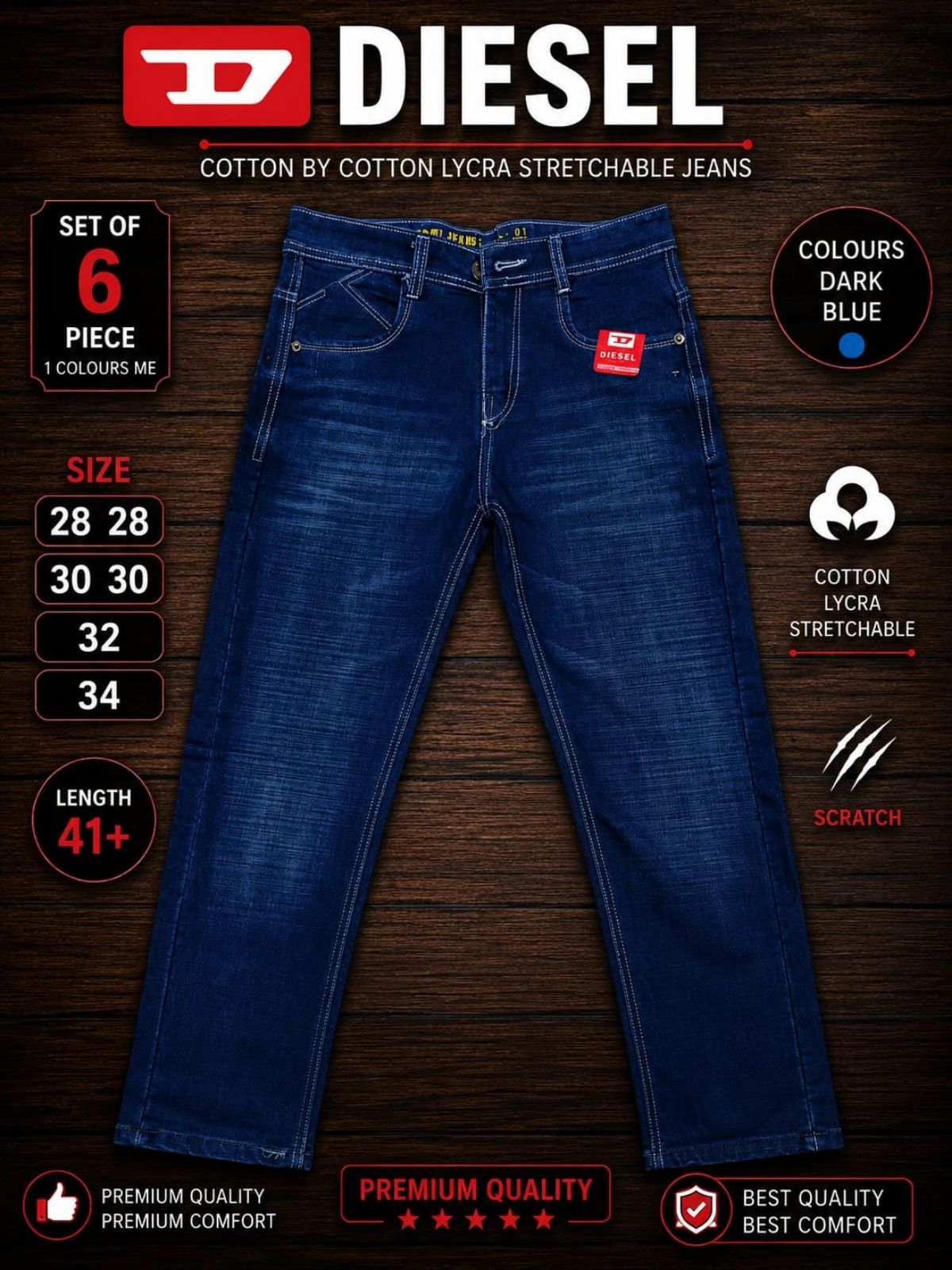 Updry Men's Denim Jeans