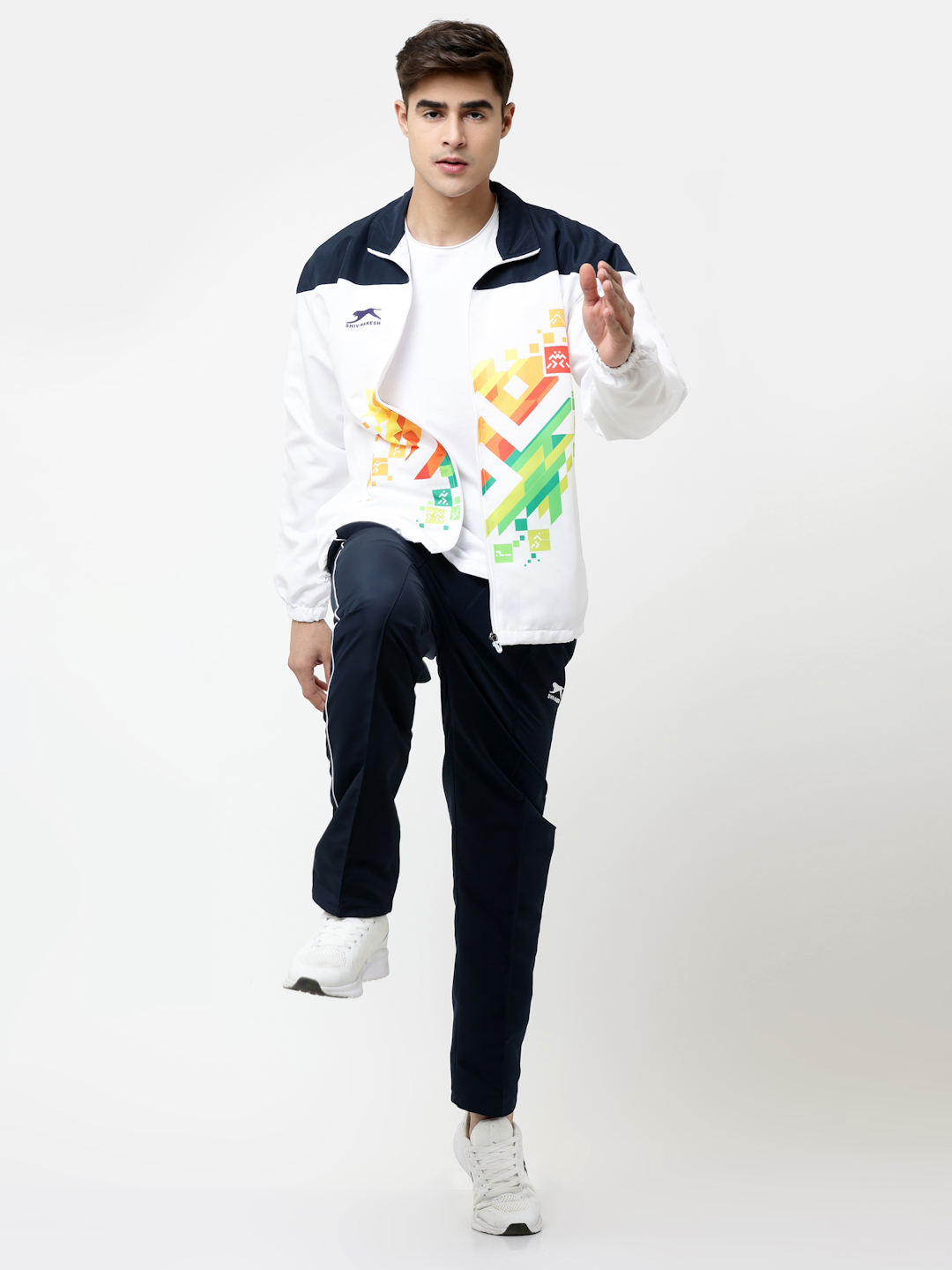 Men's Tracksuit  974-Multi Color-H/S-XL-TZ
