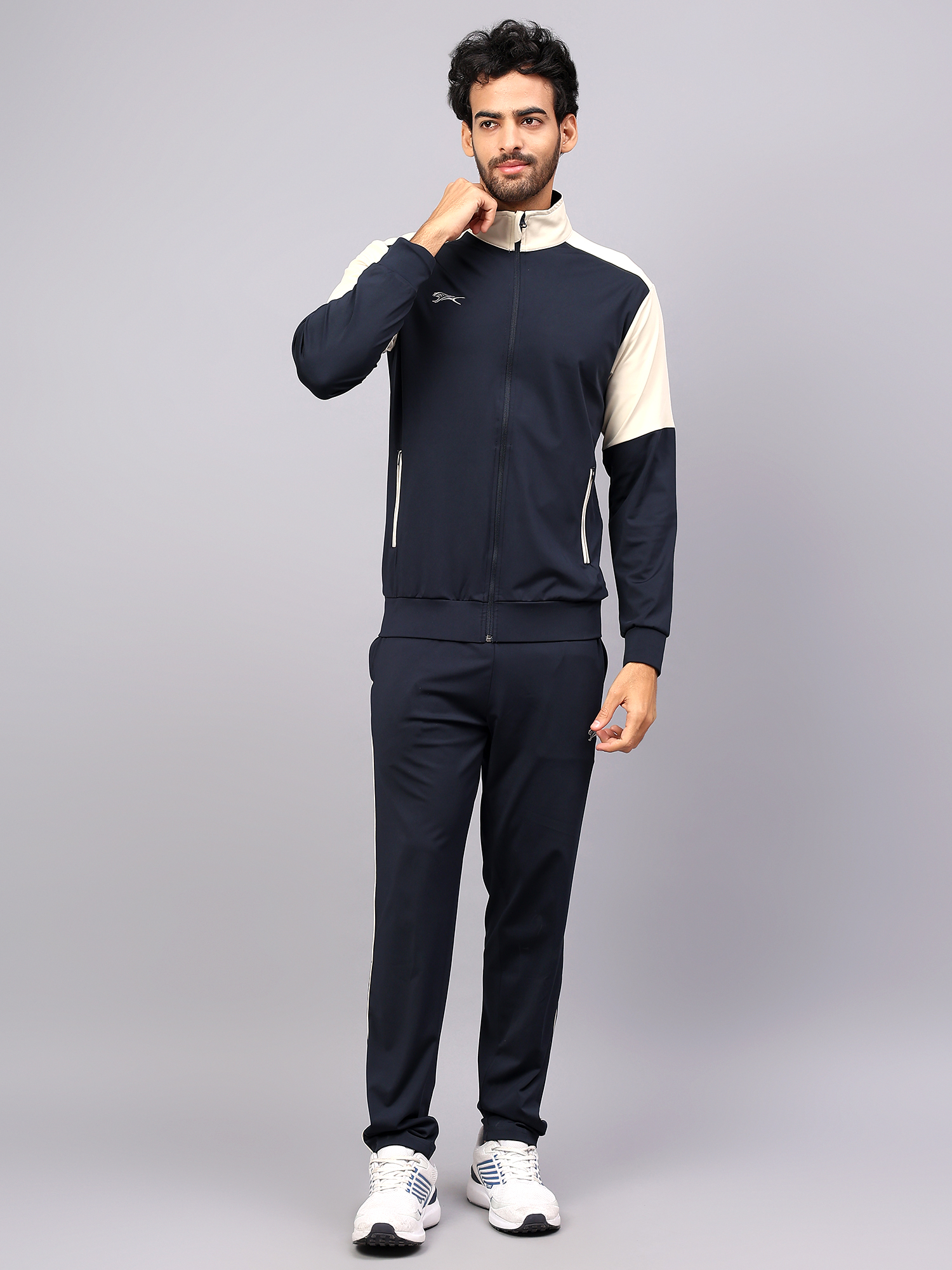 Men's Tracksuit  SNTSW111M-Navy/Summer Sand-M