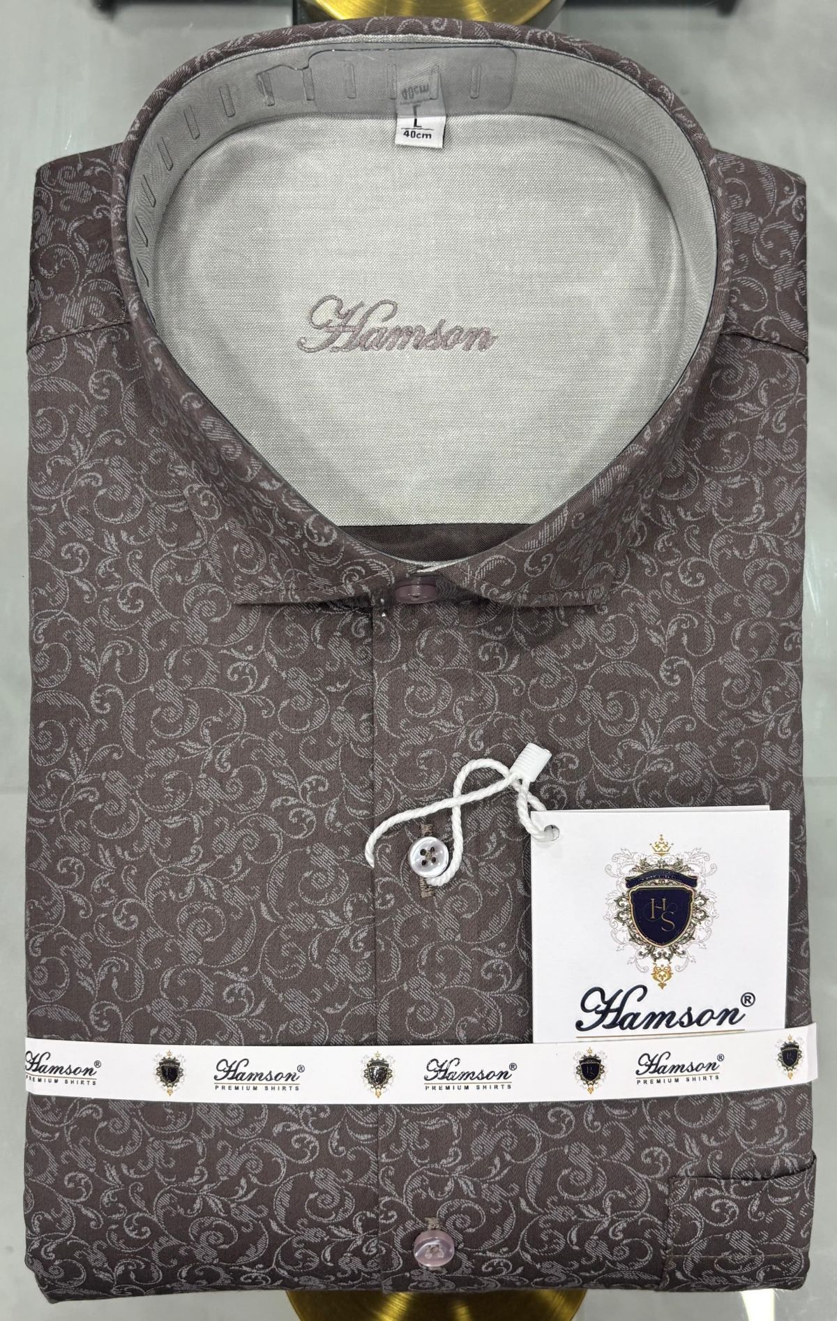 Hamson 100% Giza Cotton Printed  Men's Shirts