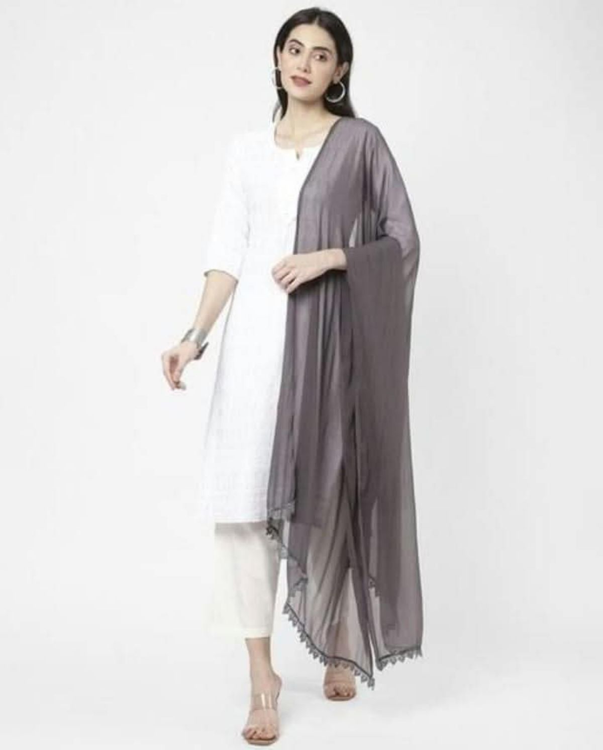Women's Plain Dupatta