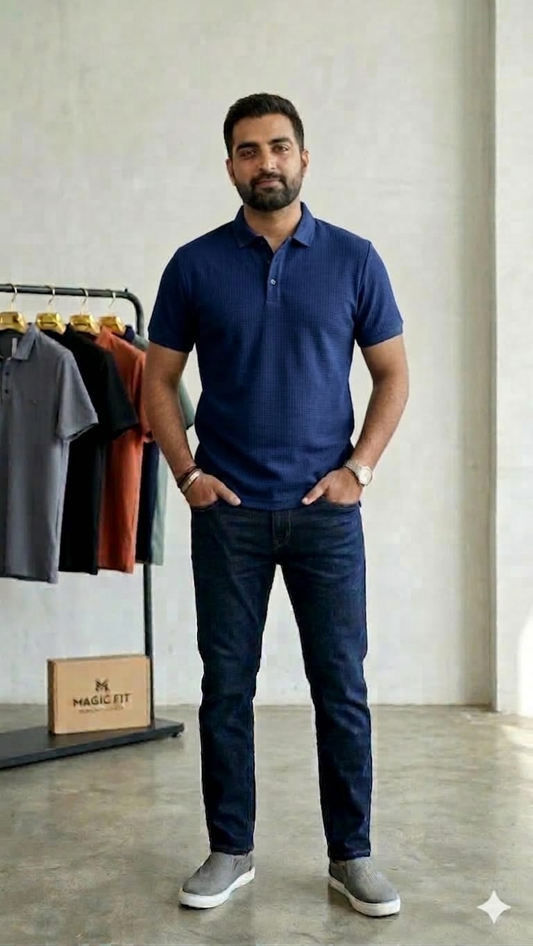 Mens Half Sleeve Polo NeckTshirt 2007