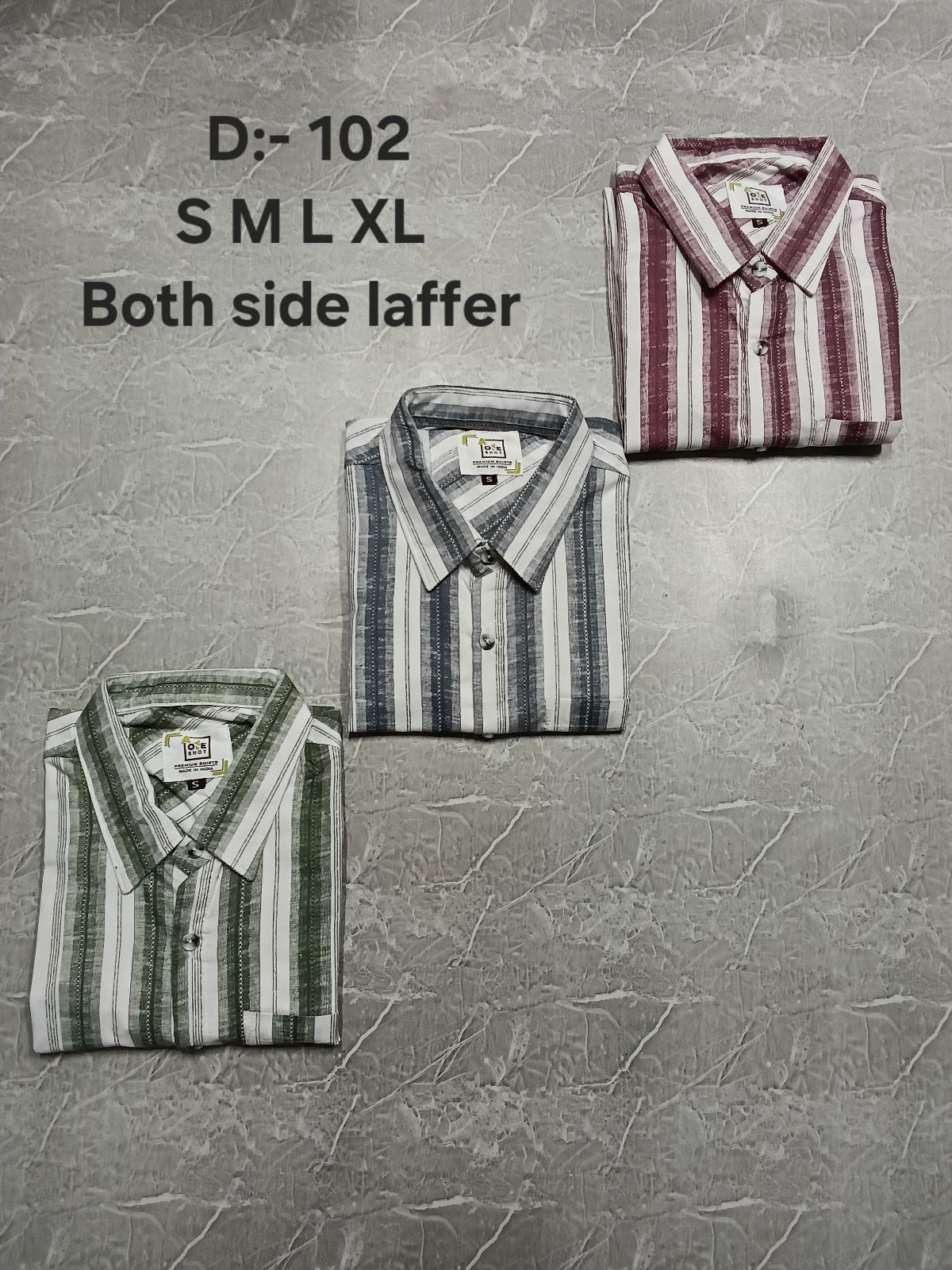 Shree Yash Both Side Laffer Men's Shirts - 102