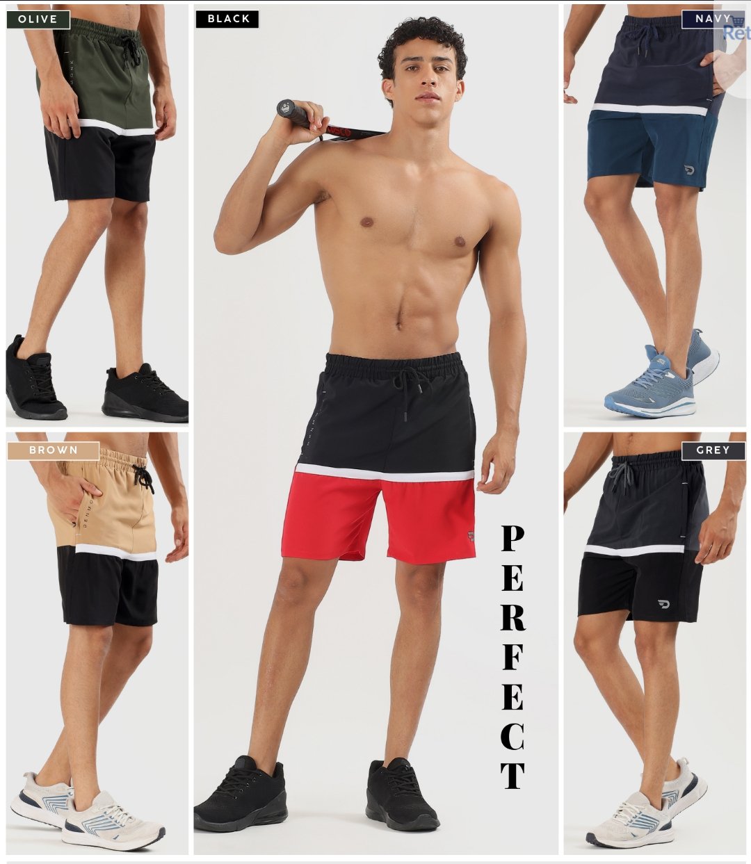 Imported Ns Parachute Lycra Shorts (15% Lycra 130 GSM)