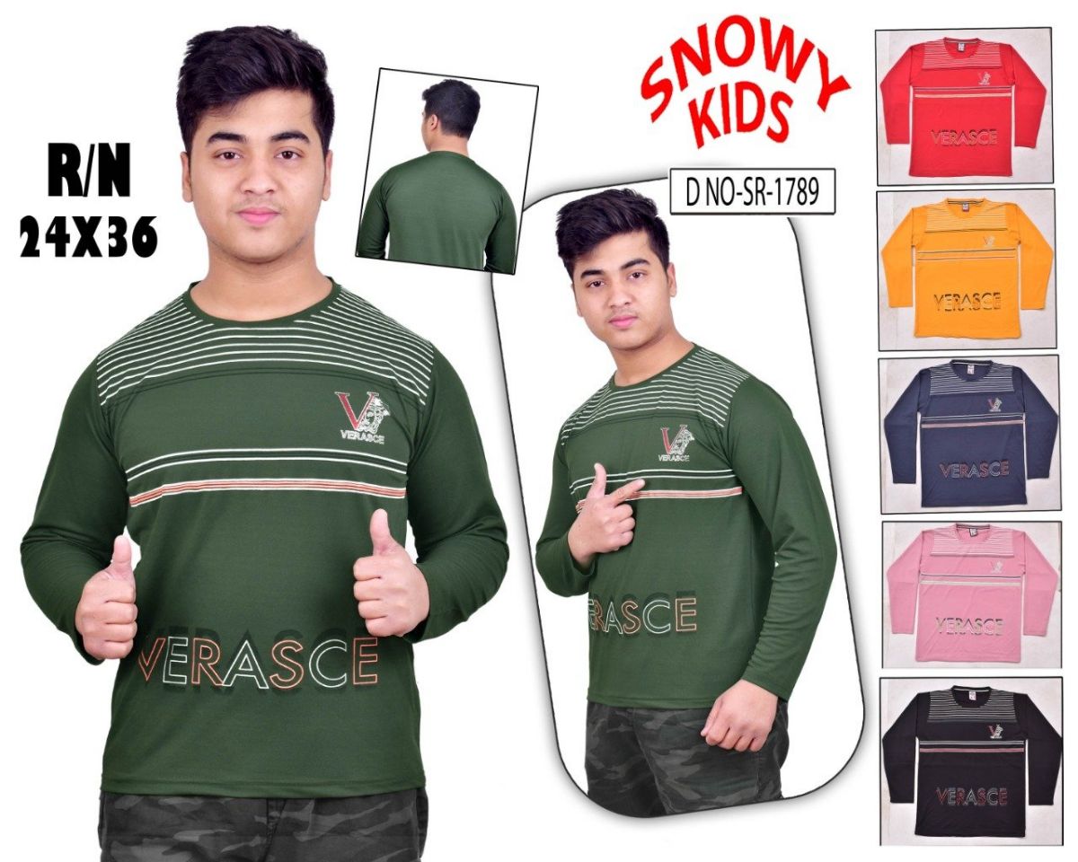 Kids Full Sleeve T-shirts - SR 1789
