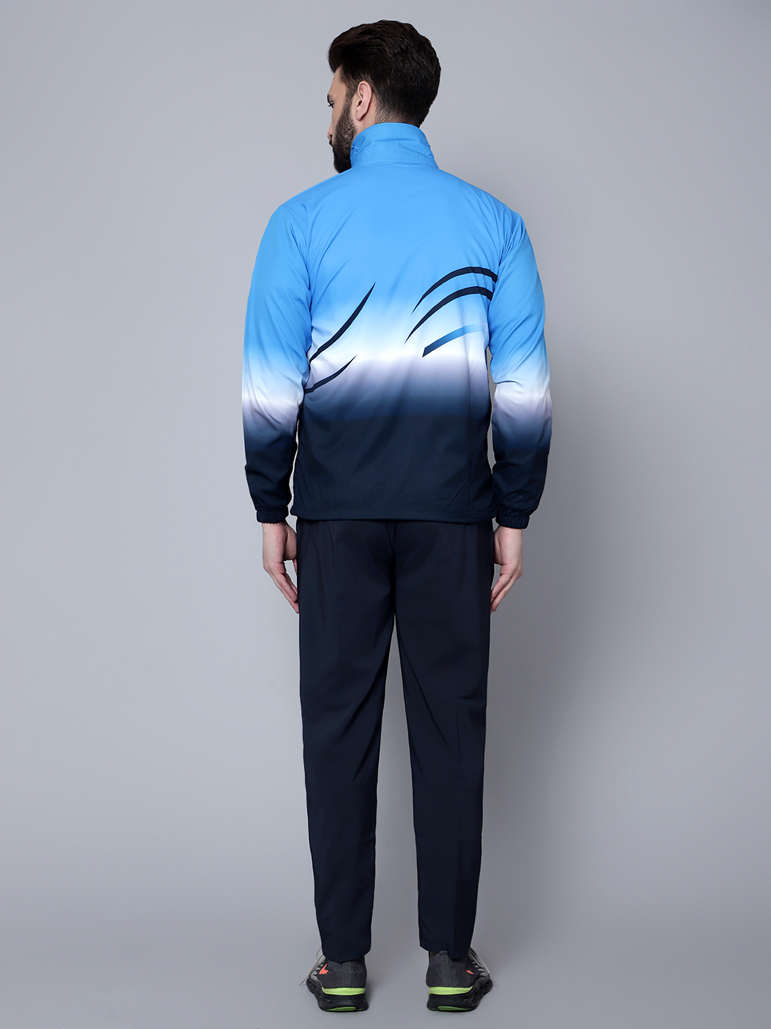 Men's Tracksuit  E-SNTSNXFS965_Navy/Cyan/White_XL_NS Spandex