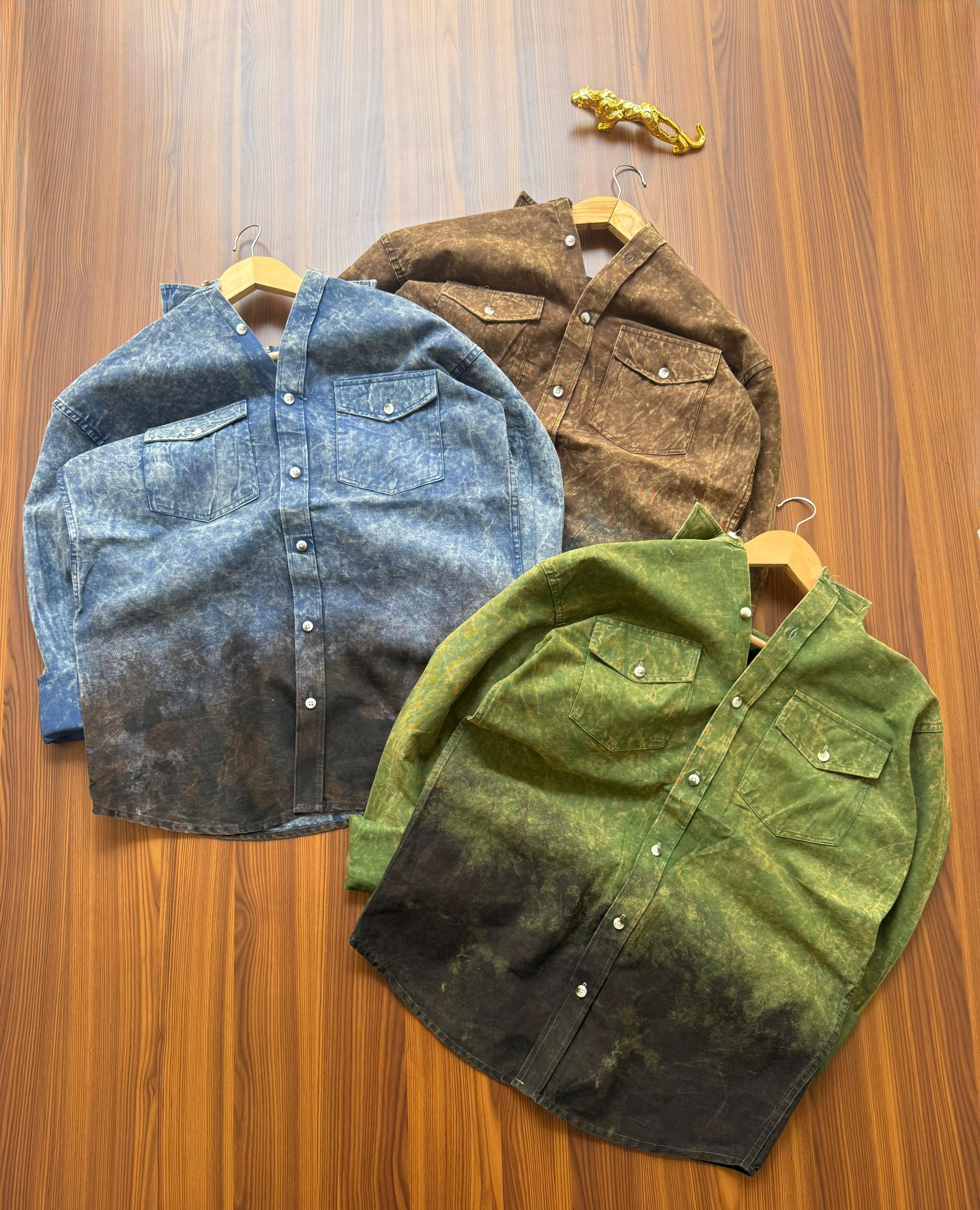Men's Premium Quality Acid wash sulfur shirts