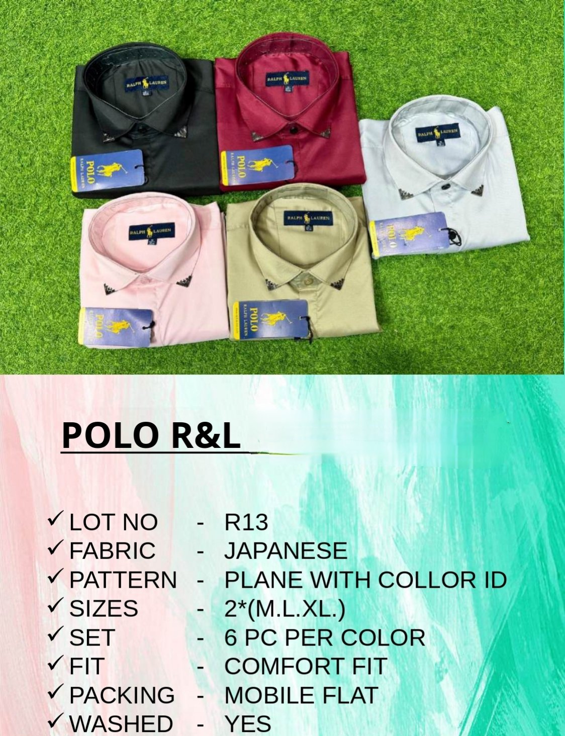 Men's Shirts- POLO R&L