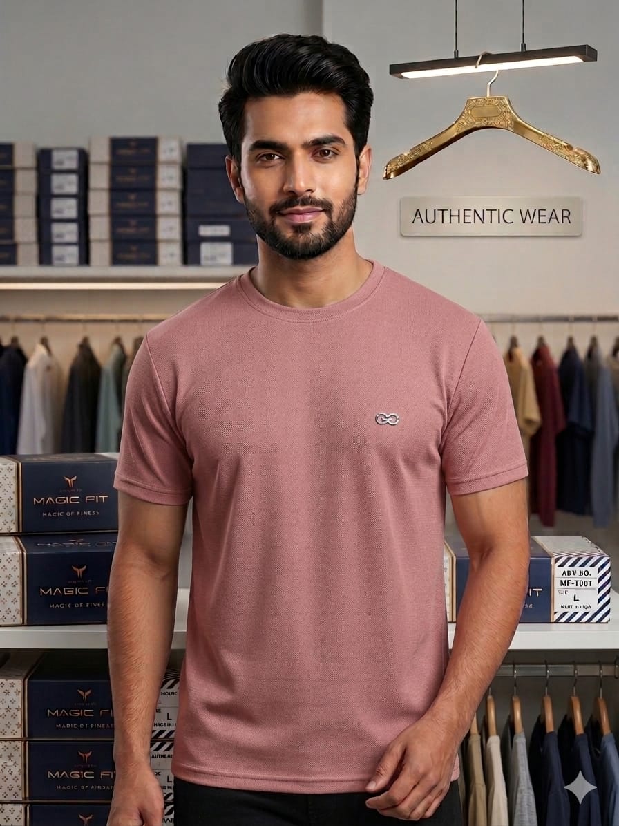Mens Half Sleeve Round Neck Tshirt 2026