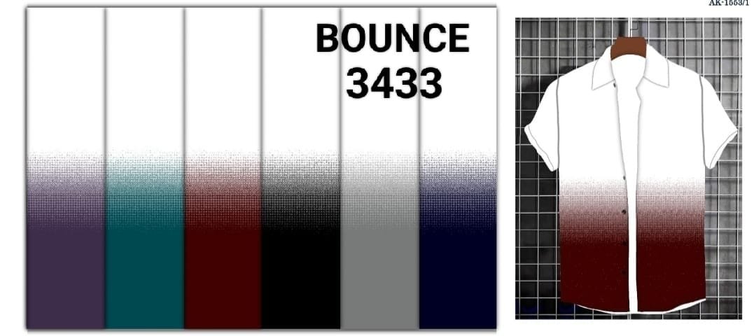Ranker Men's Shirts- Bounce 3433
